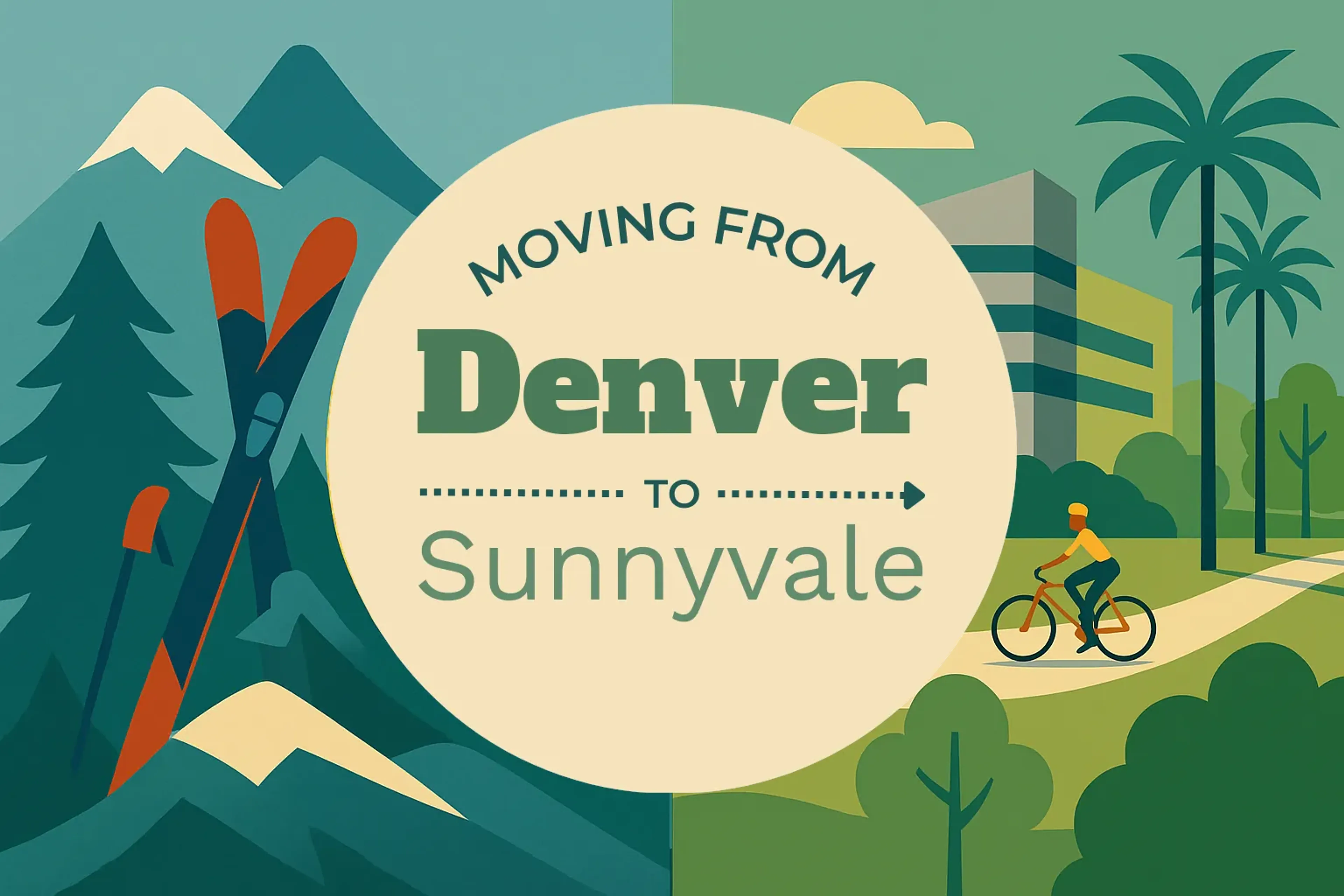Side-by-side comparison of Denver to Sunnyvale moving companies