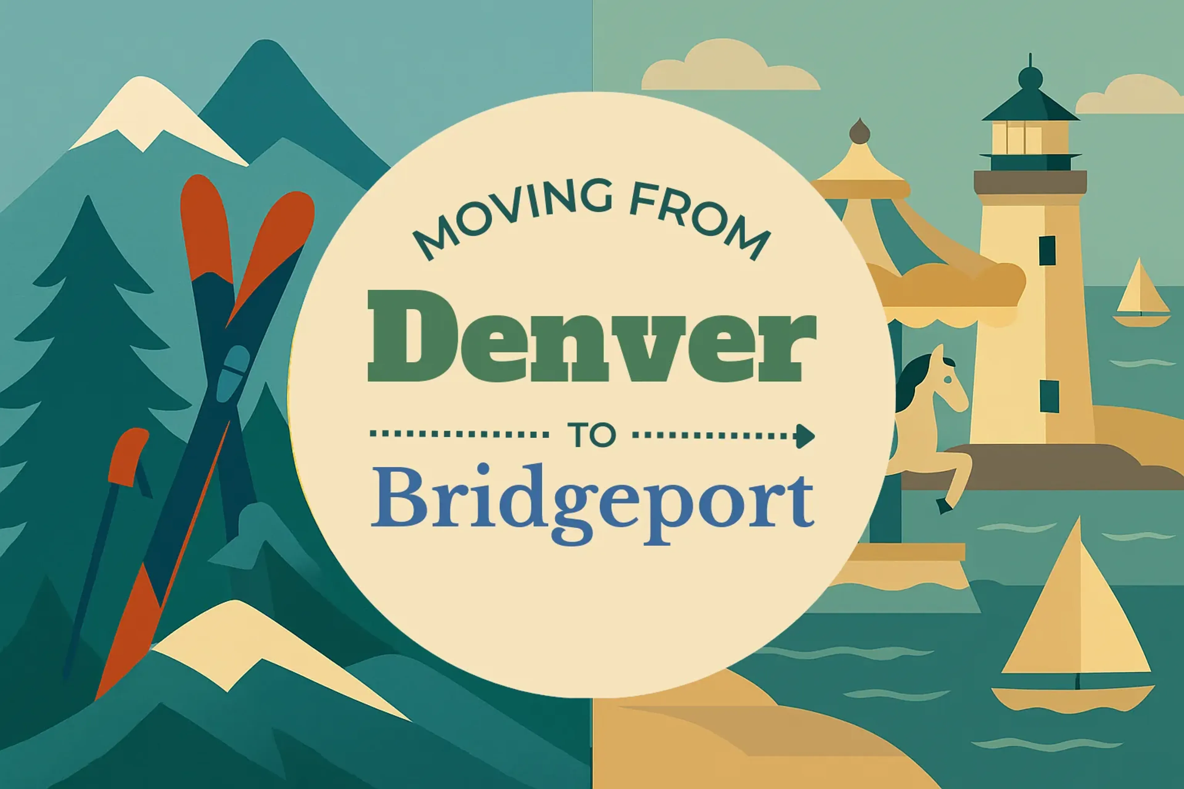 Side-by-side comparison of Denver to Bridgeport moving companies