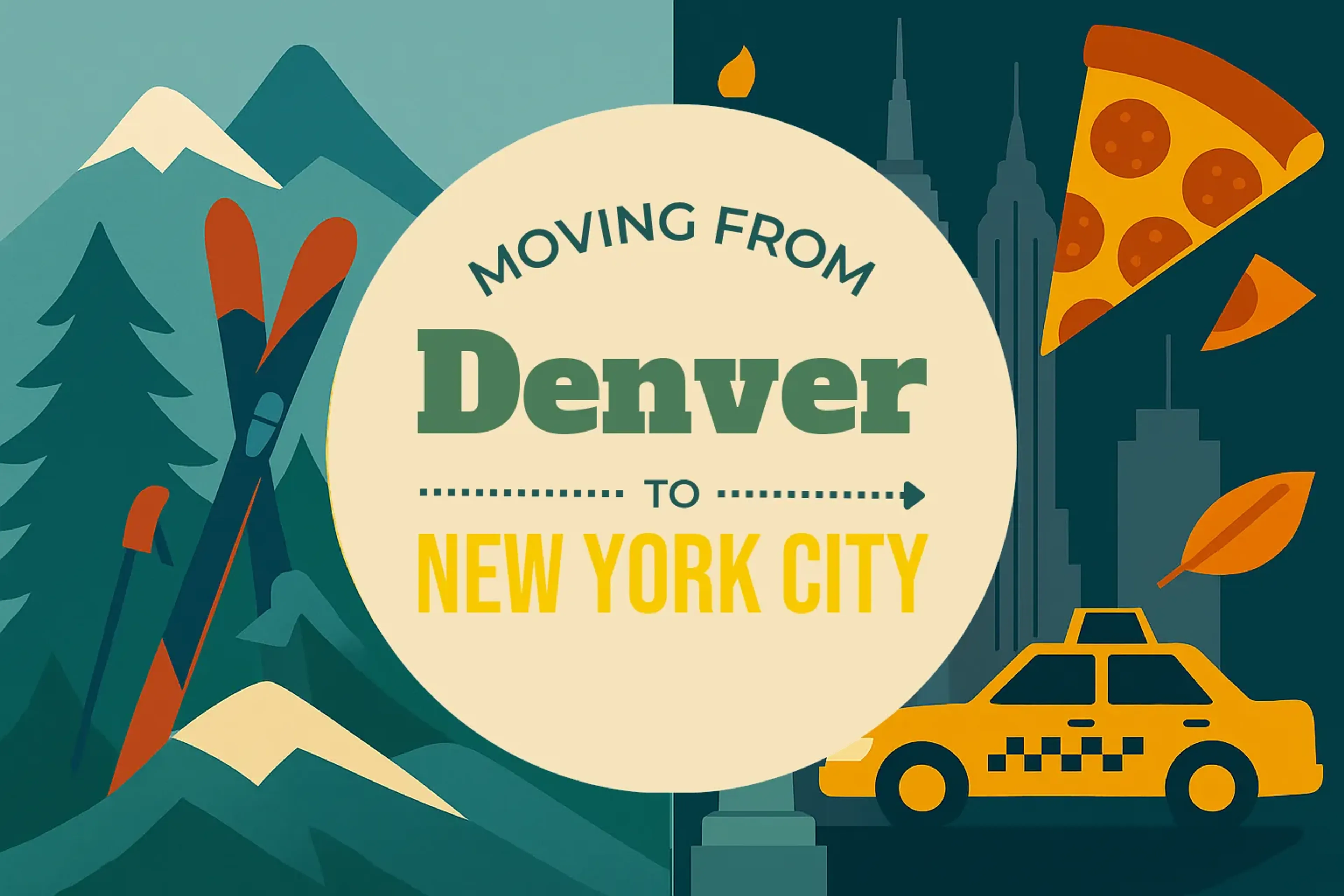Side-by-side comparison of Denver to New York City moving companies