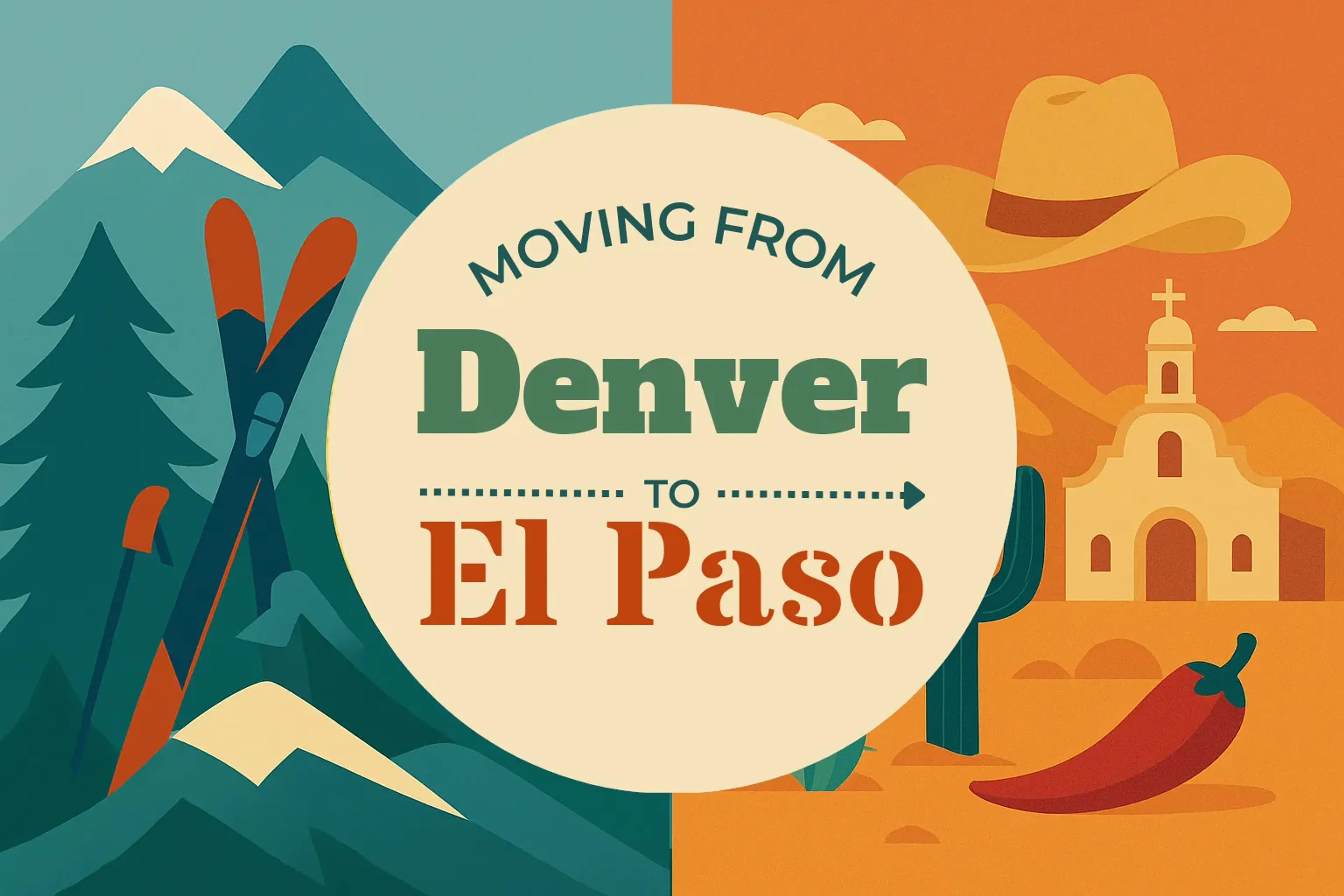 Side-by-side comparison of Denver to El Paso moving companies