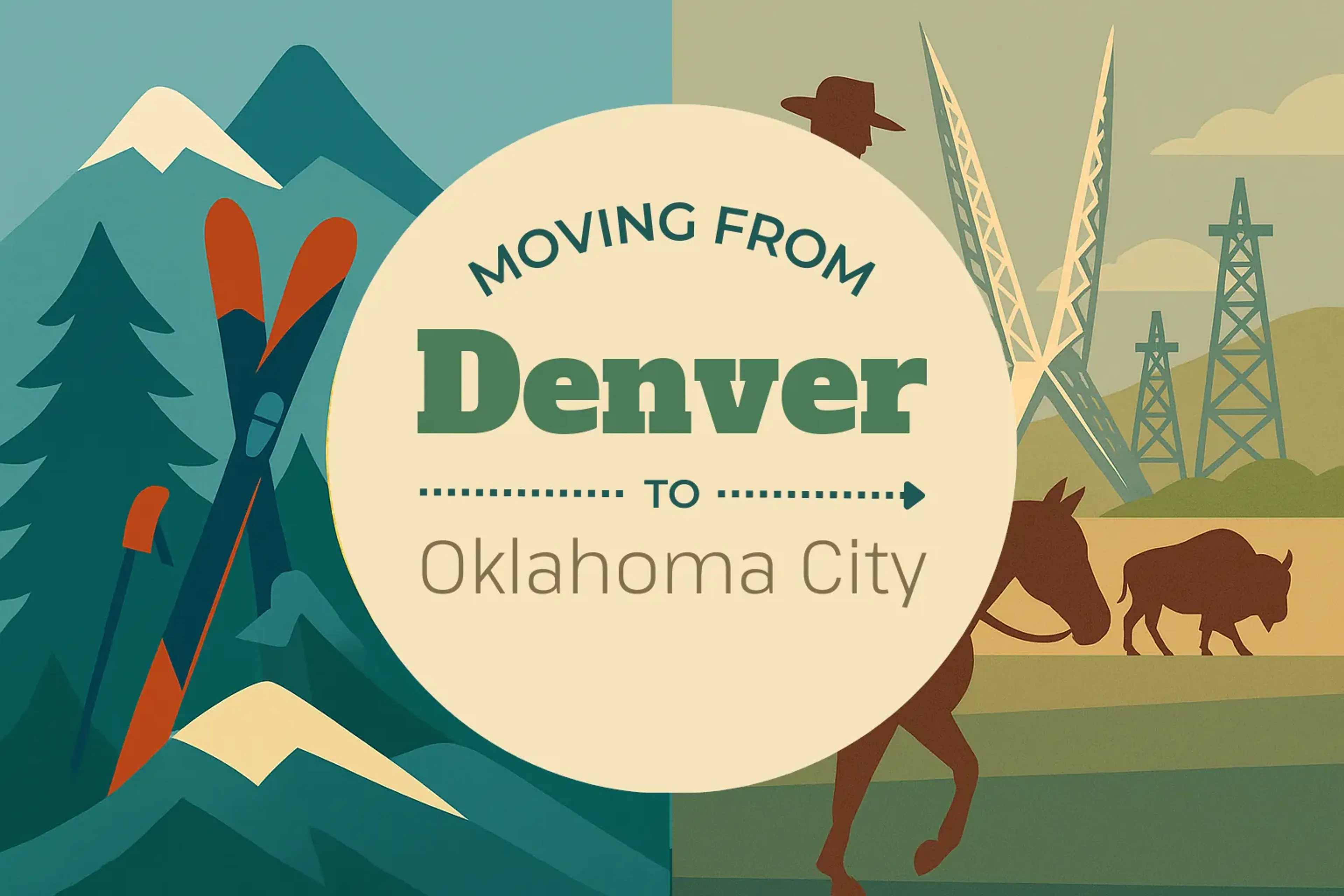 Side-by-side comparison of Denver to Oklahoma City moving companies