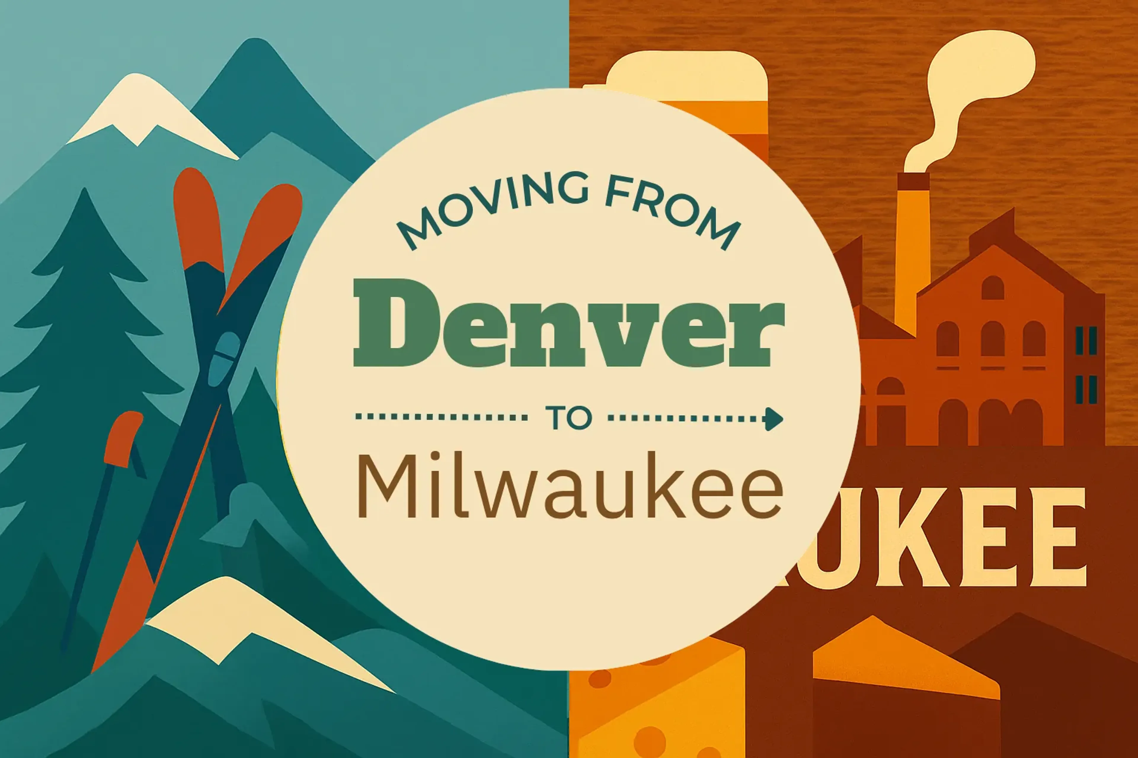 Side-by-side comparison of Denver to Milwaukee moving companies