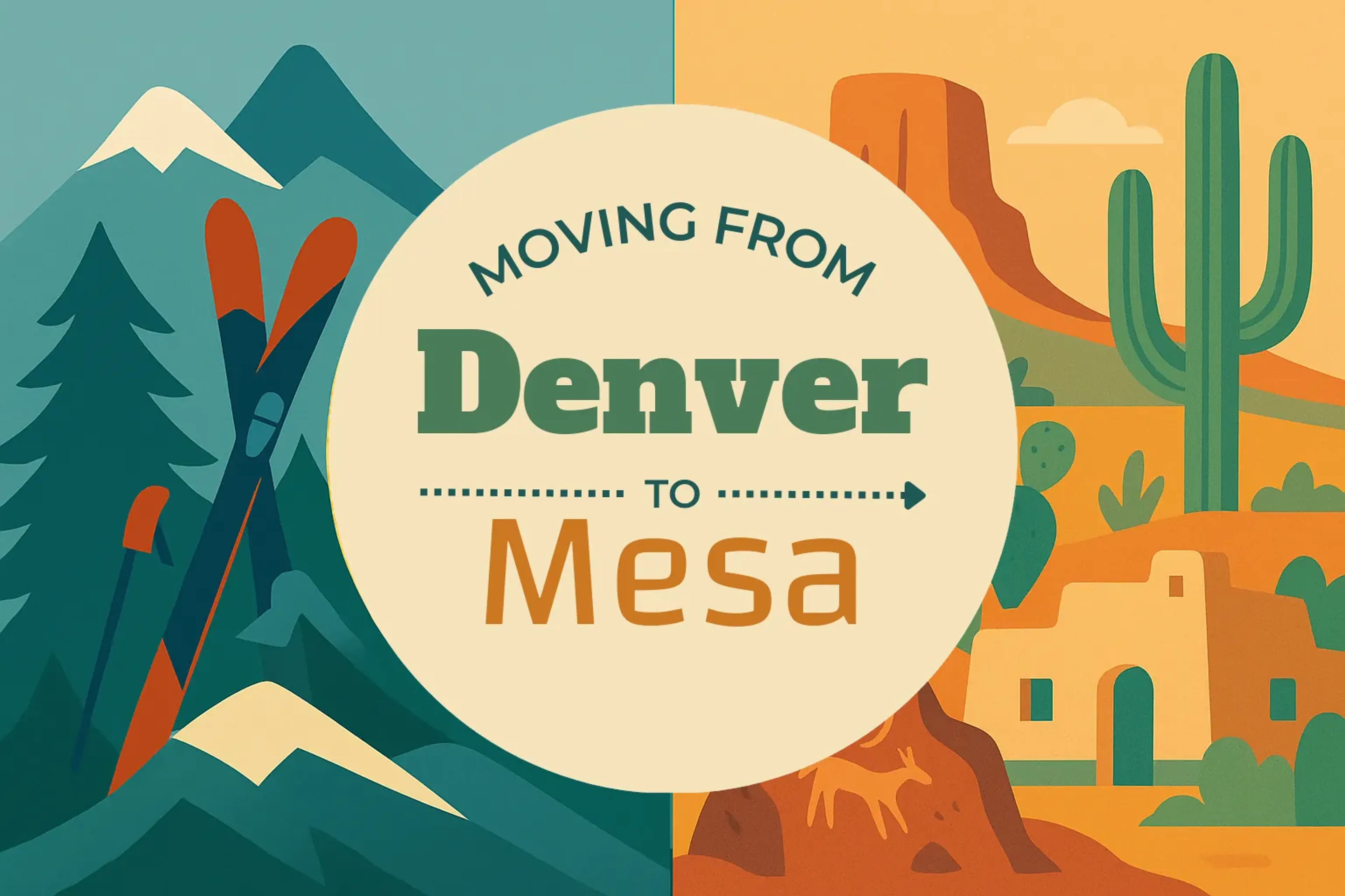 Side-by-side comparison of Denver to Mesa moving companies
