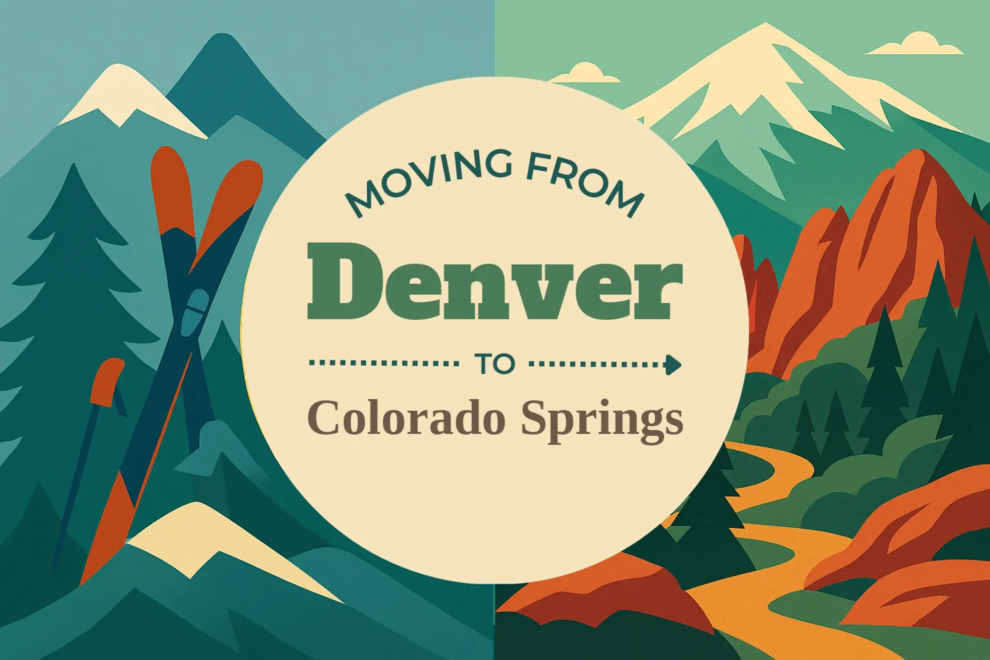 Side-by-side comparison of Denver to Colorado Springs moving companies