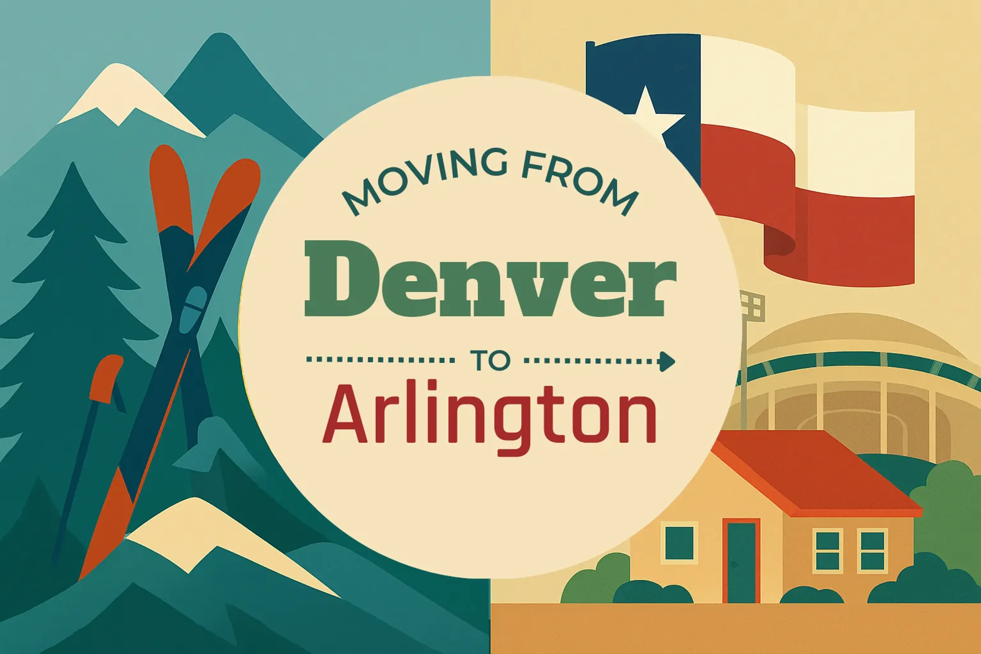 Side-by-side comparison of Denver to Arlington moving companies