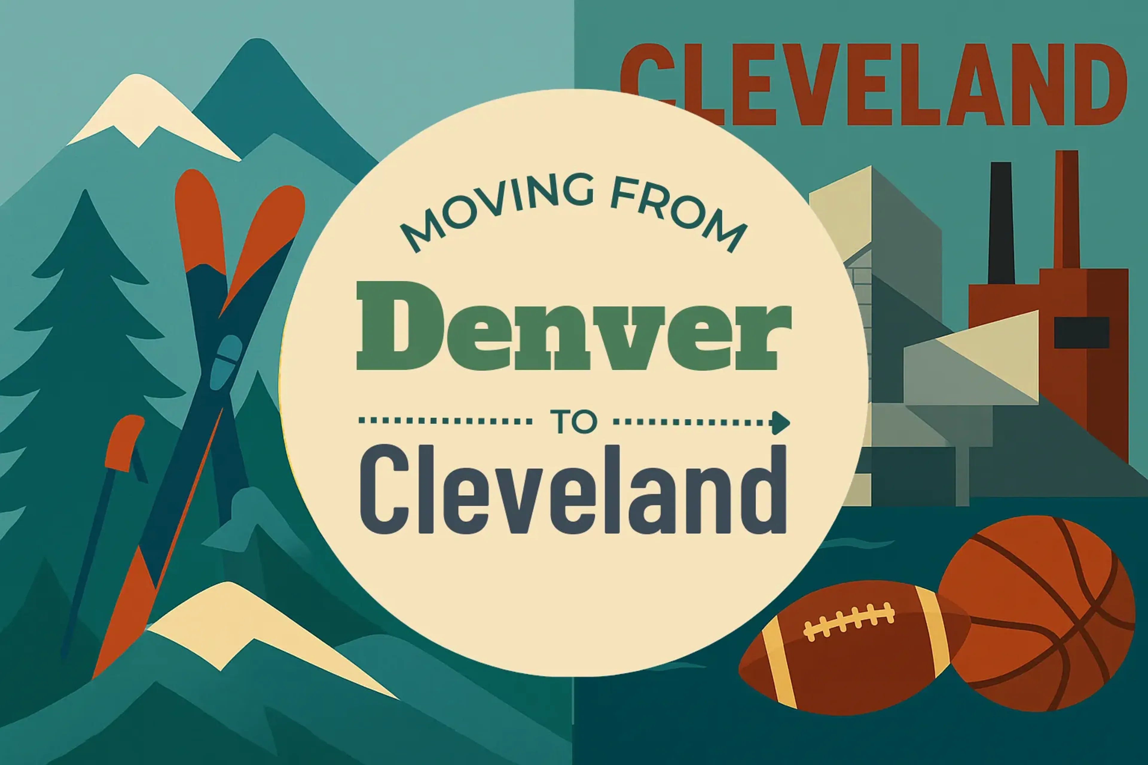 Side-by-side comparison of Denver to Cleveland moving companies