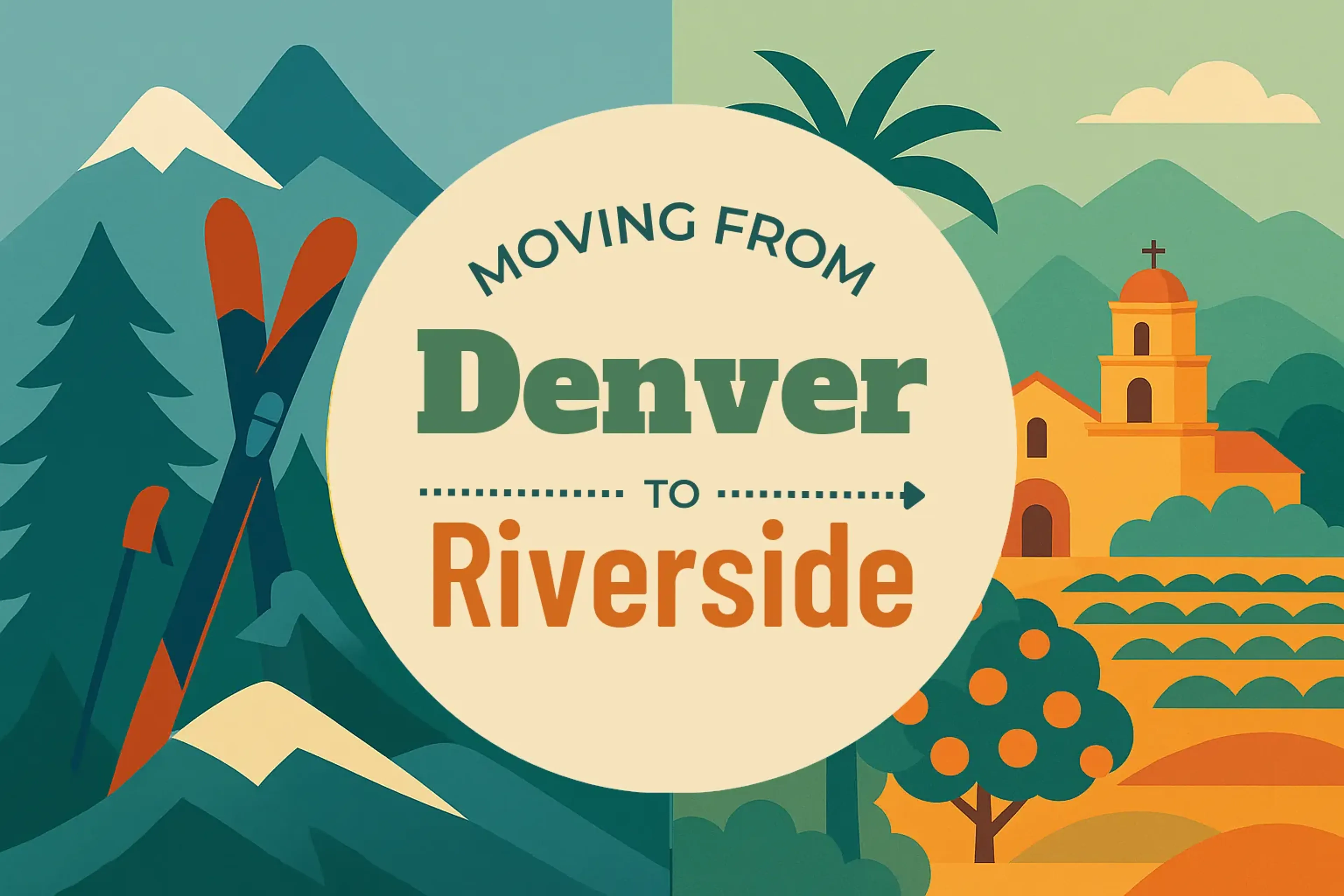 Side-by-side comparison of Denver to Riverside moving companies