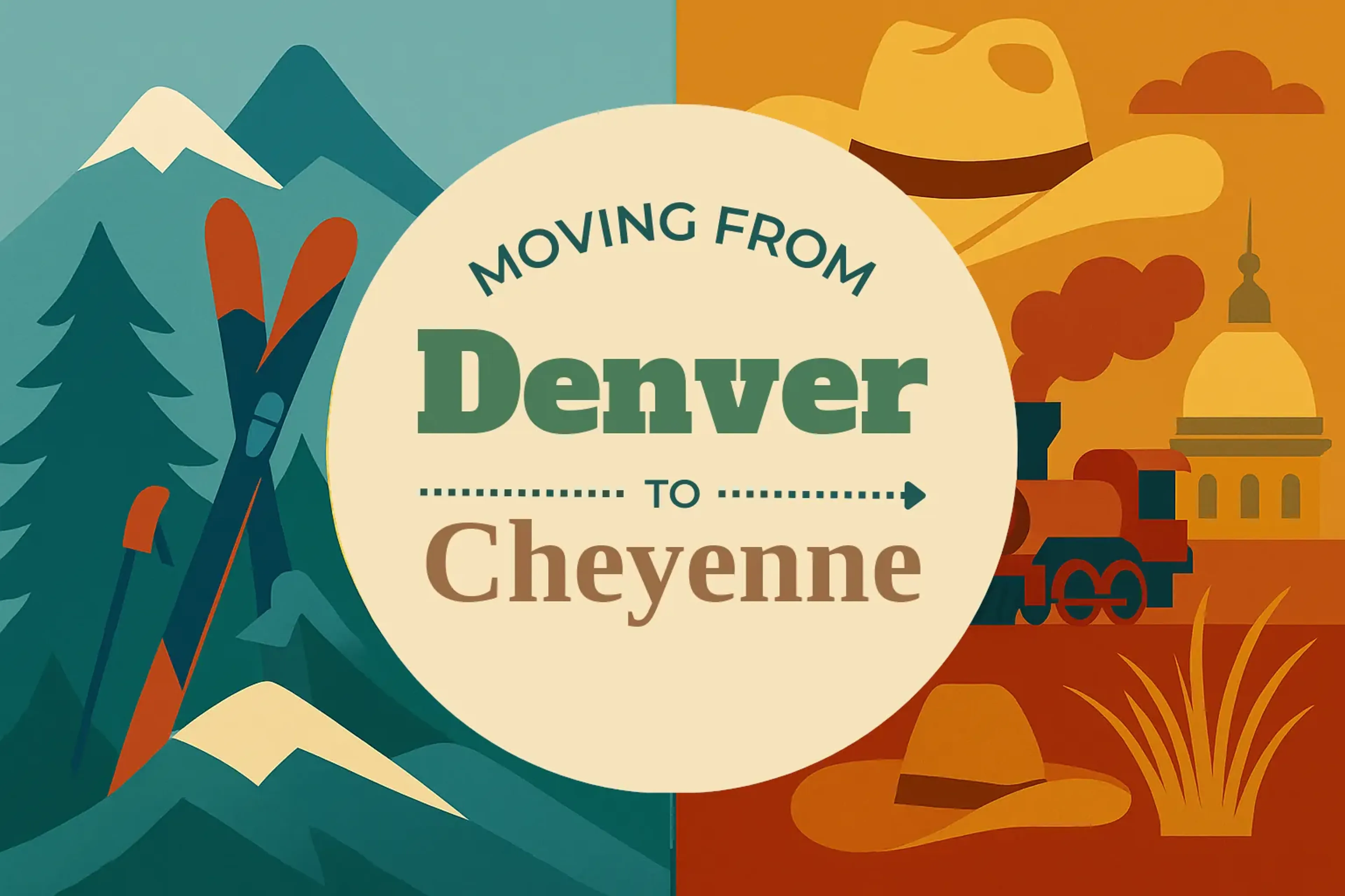 Side-by-side comparison of Denver to Cheyenne moving companies
