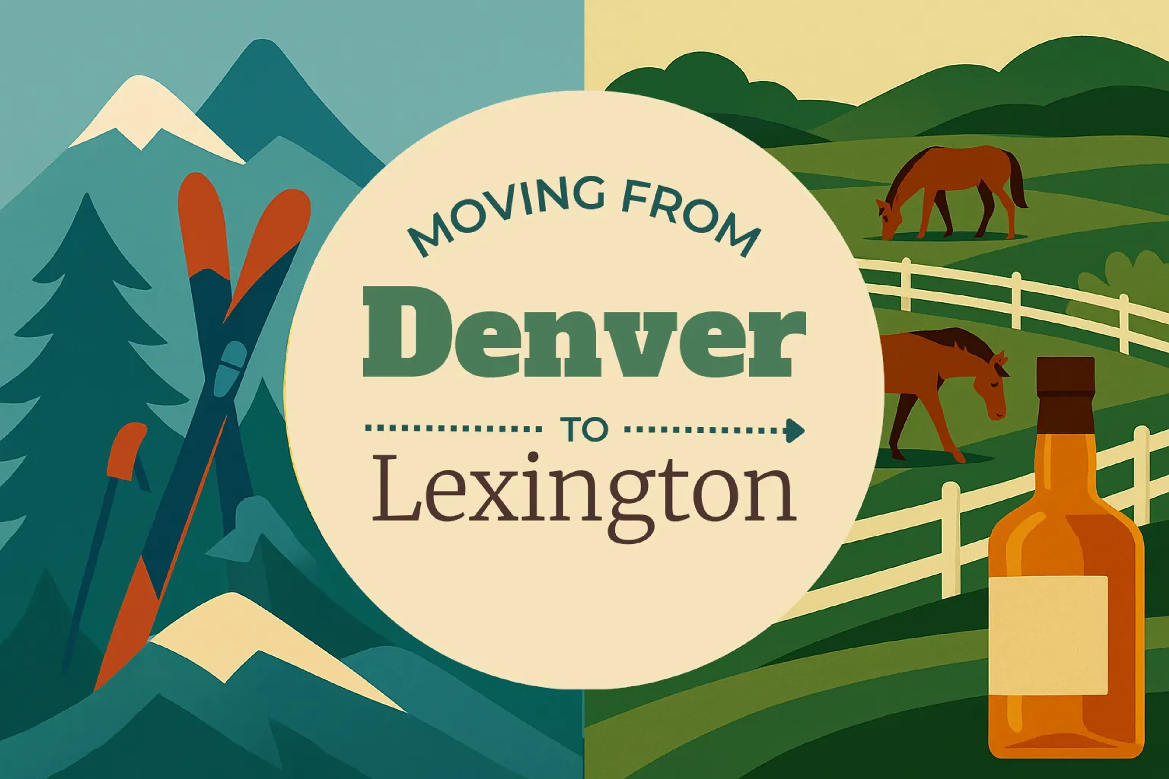 Side-by-side comparison of Denver to Lexington moving companies