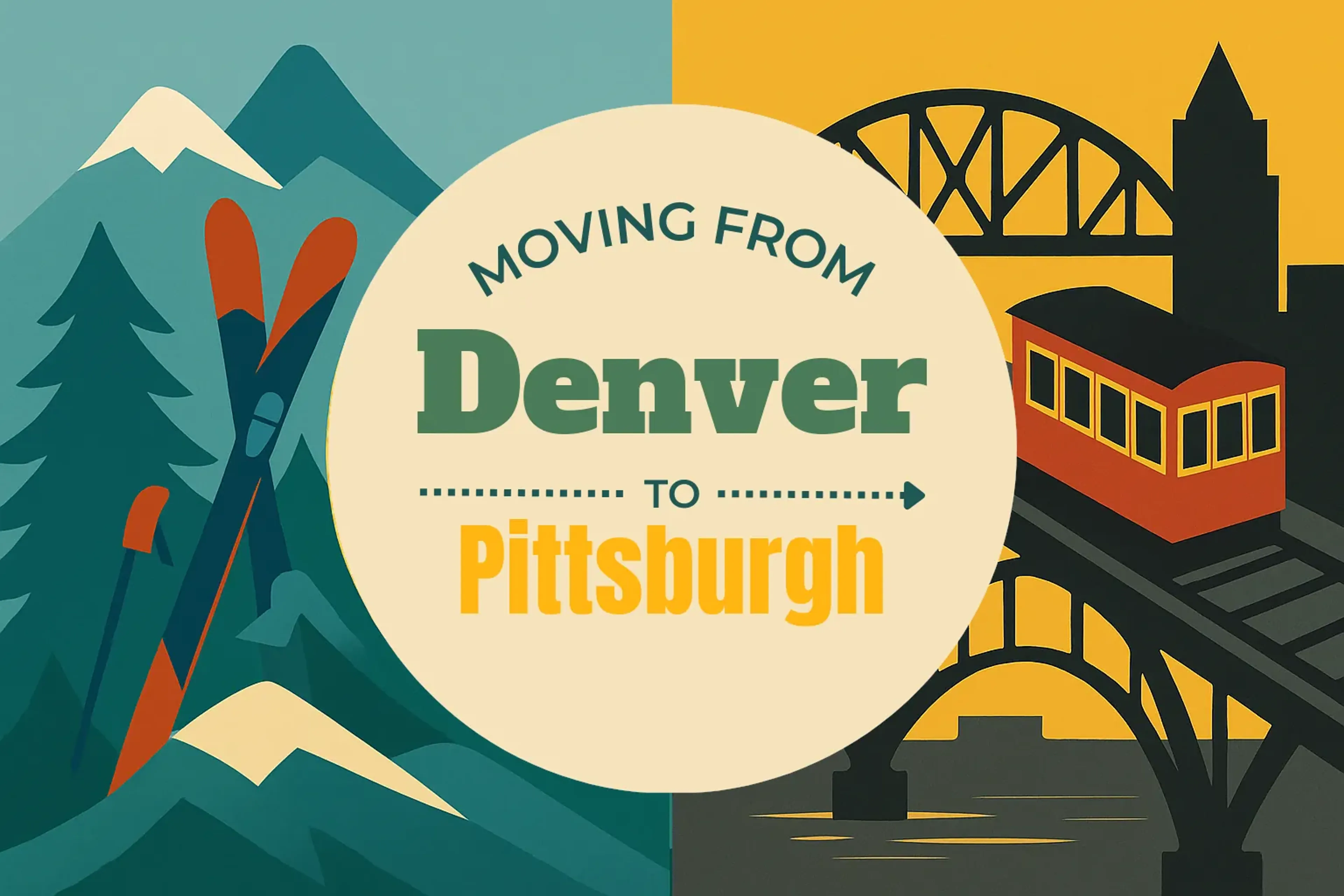 Side-by-side comparison of Denver to Pittsburgh moving companies