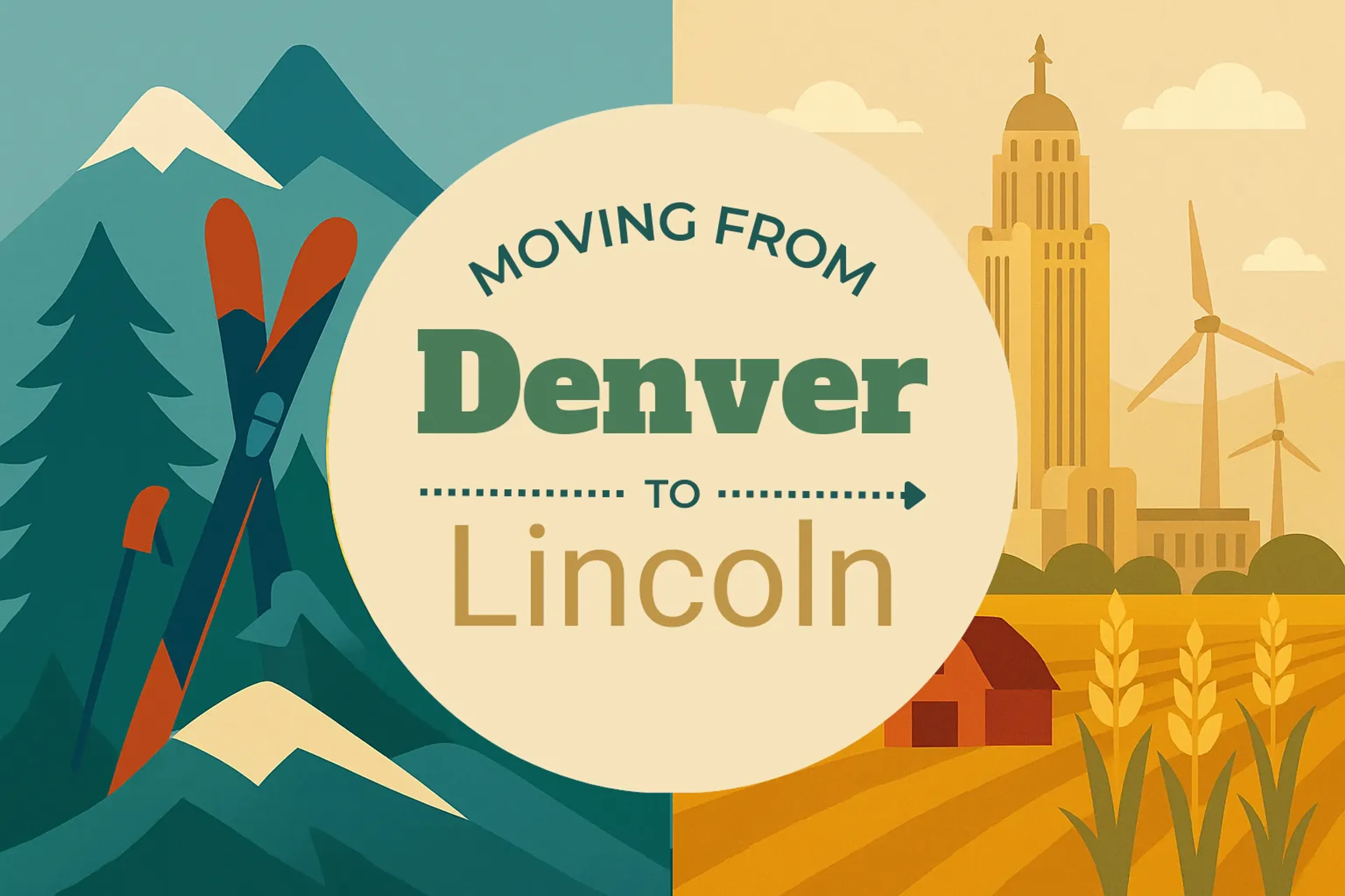 Side-by-side comparison of Denver to Lincoln moving companies