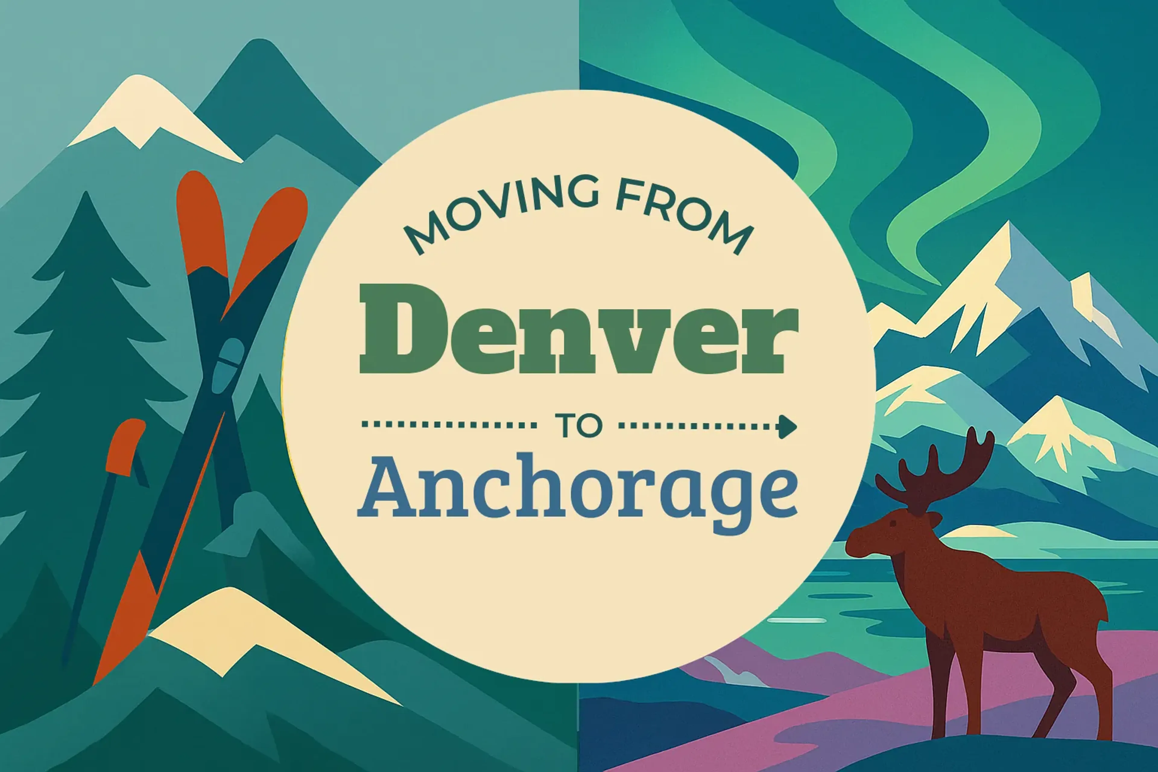 Side-by-side comparison of Denver to Anchorage moving companies