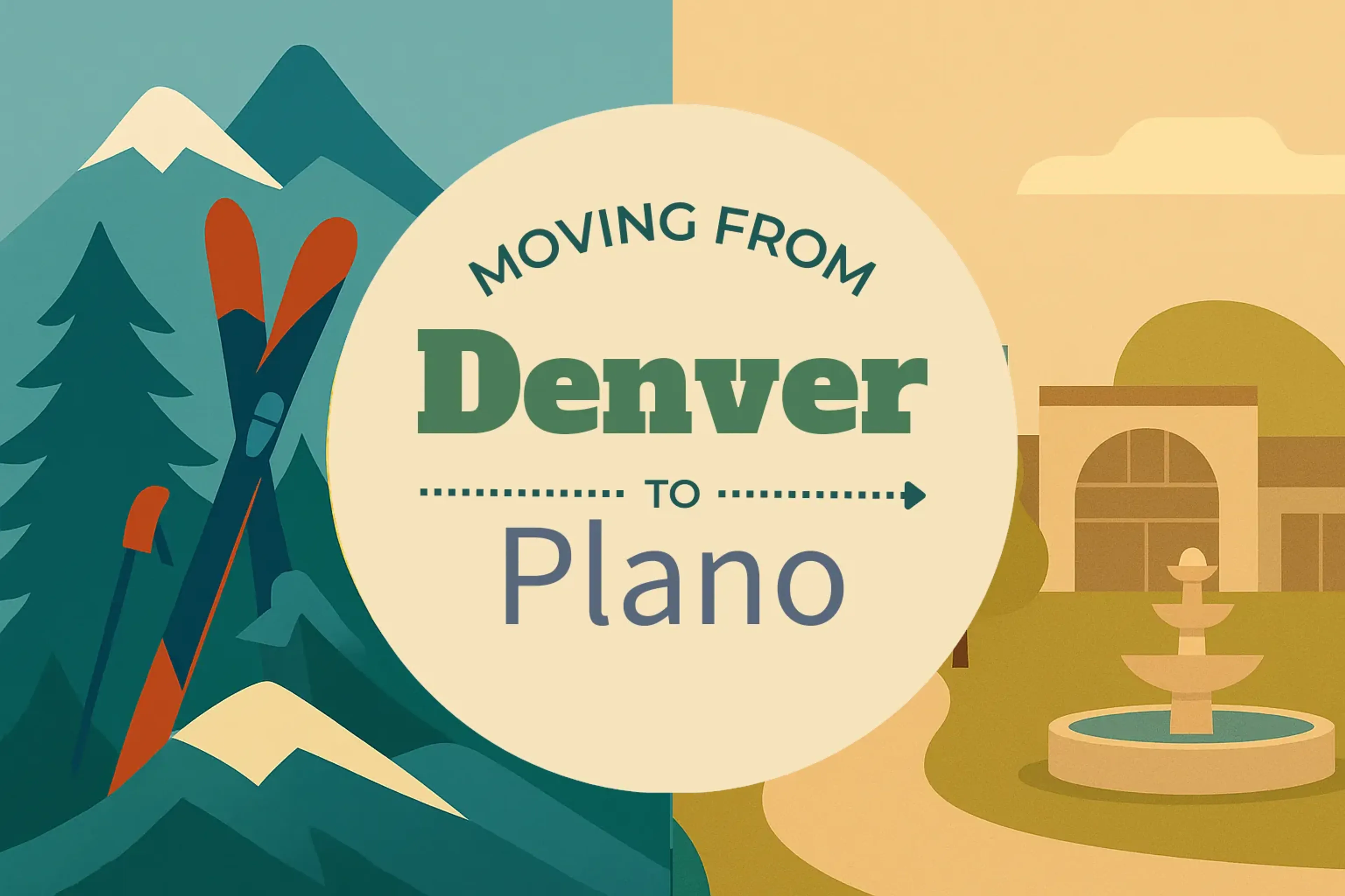 Side-by-side comparison of Denver to Plano moving companies