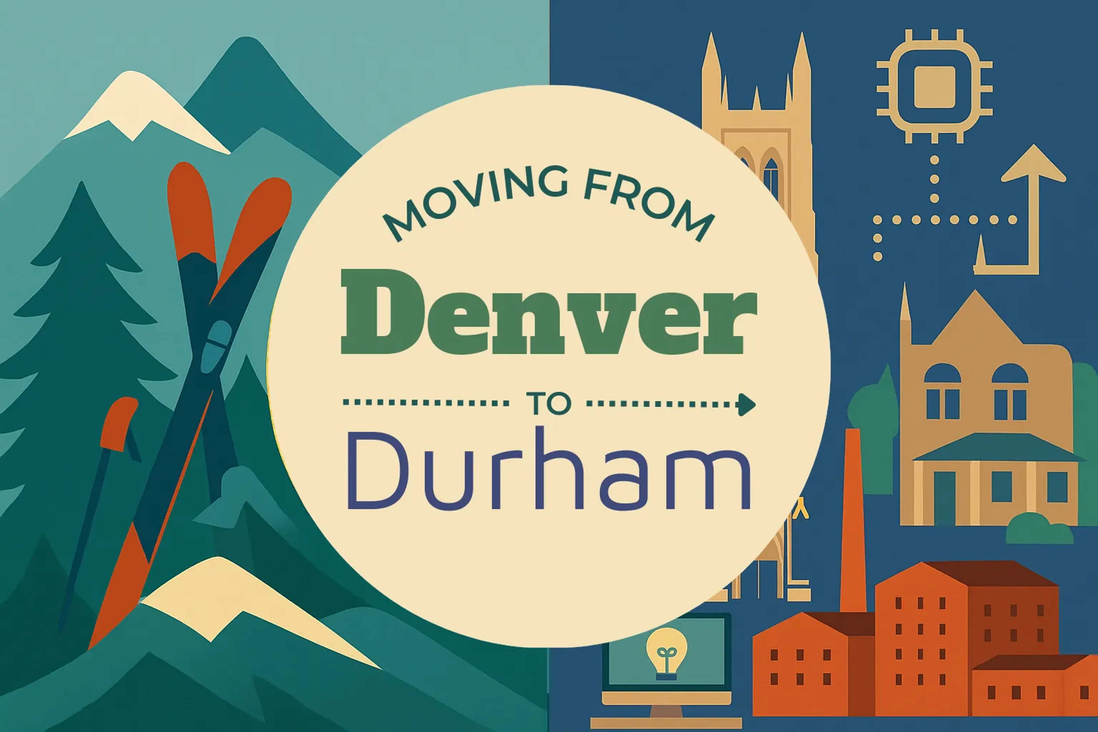 Side-by-side comparison of Denver to Durham moving companies