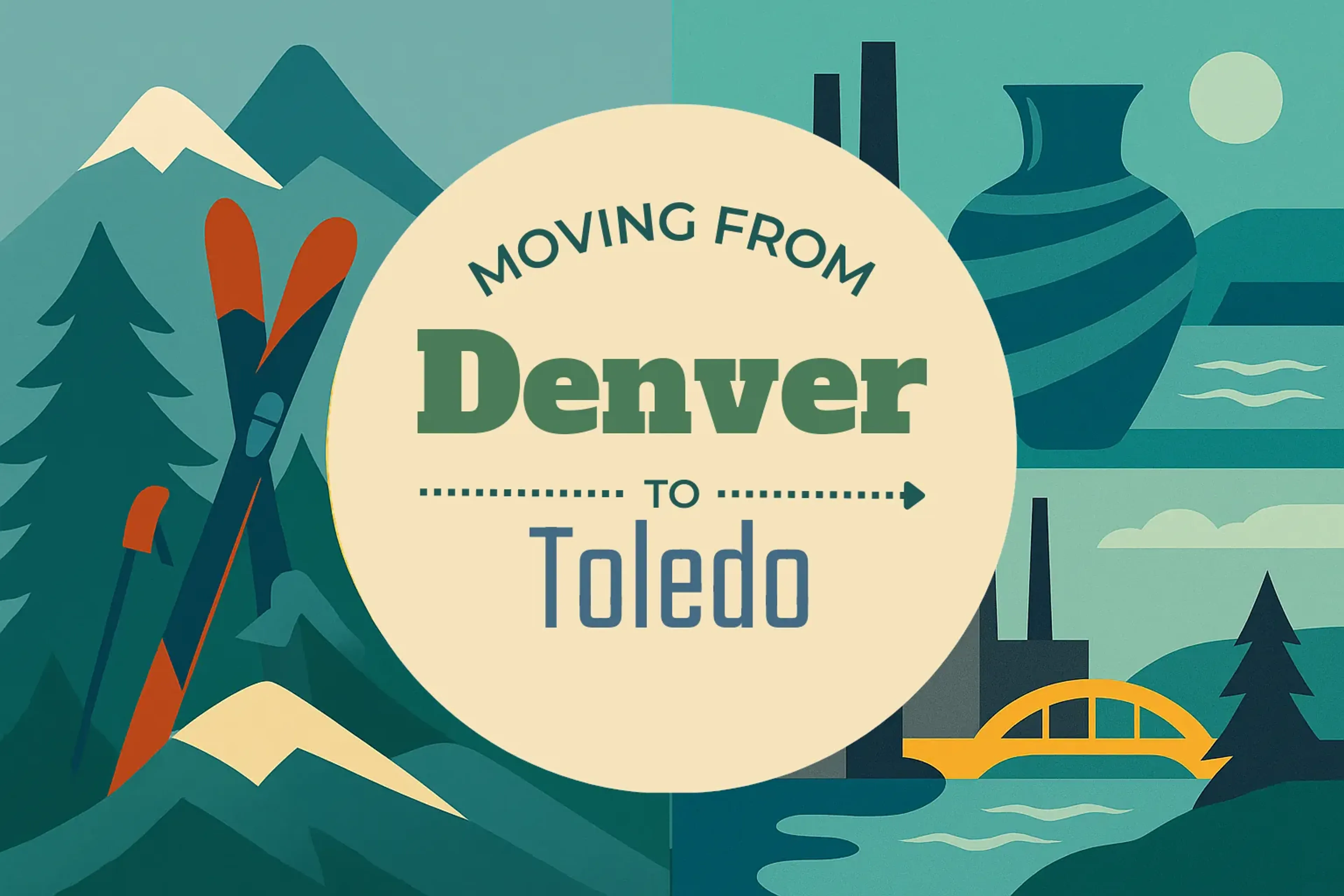 Side-by-side comparison of Denver to Toledo moving companies
