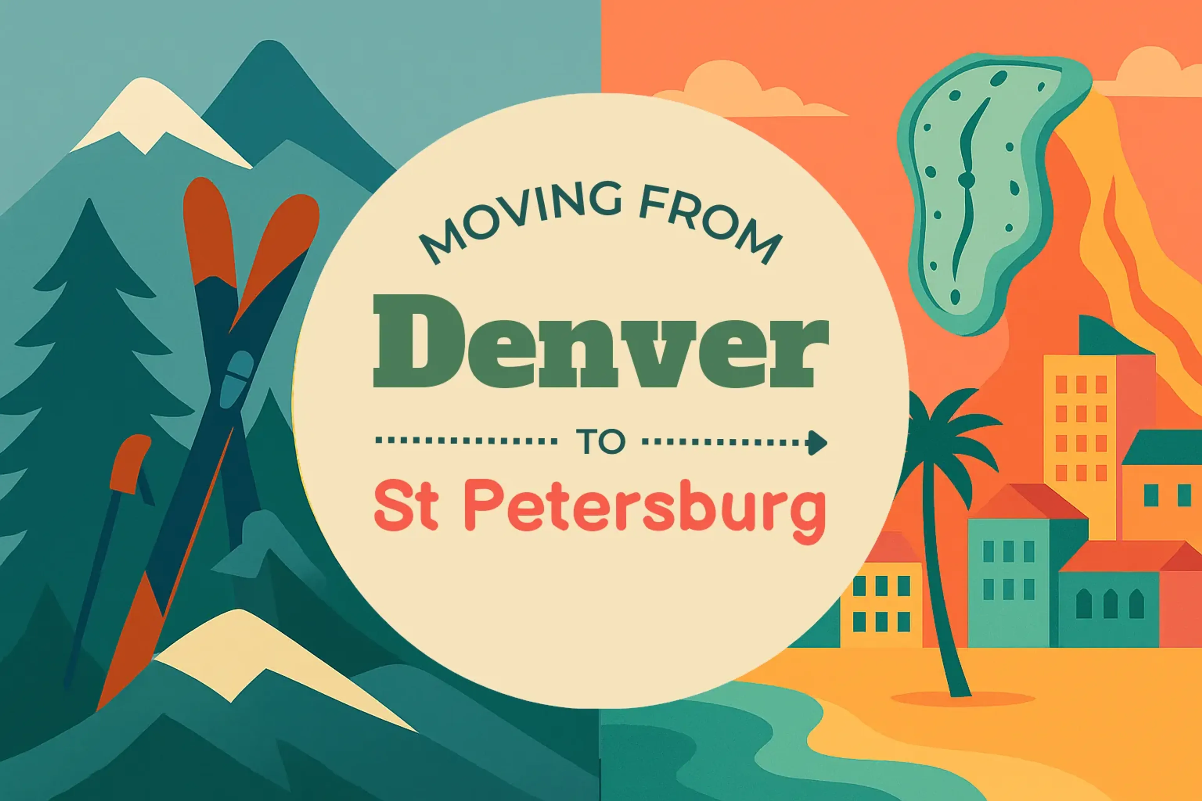 Side-by-side comparison of Denver to St. Petersburg moving companies