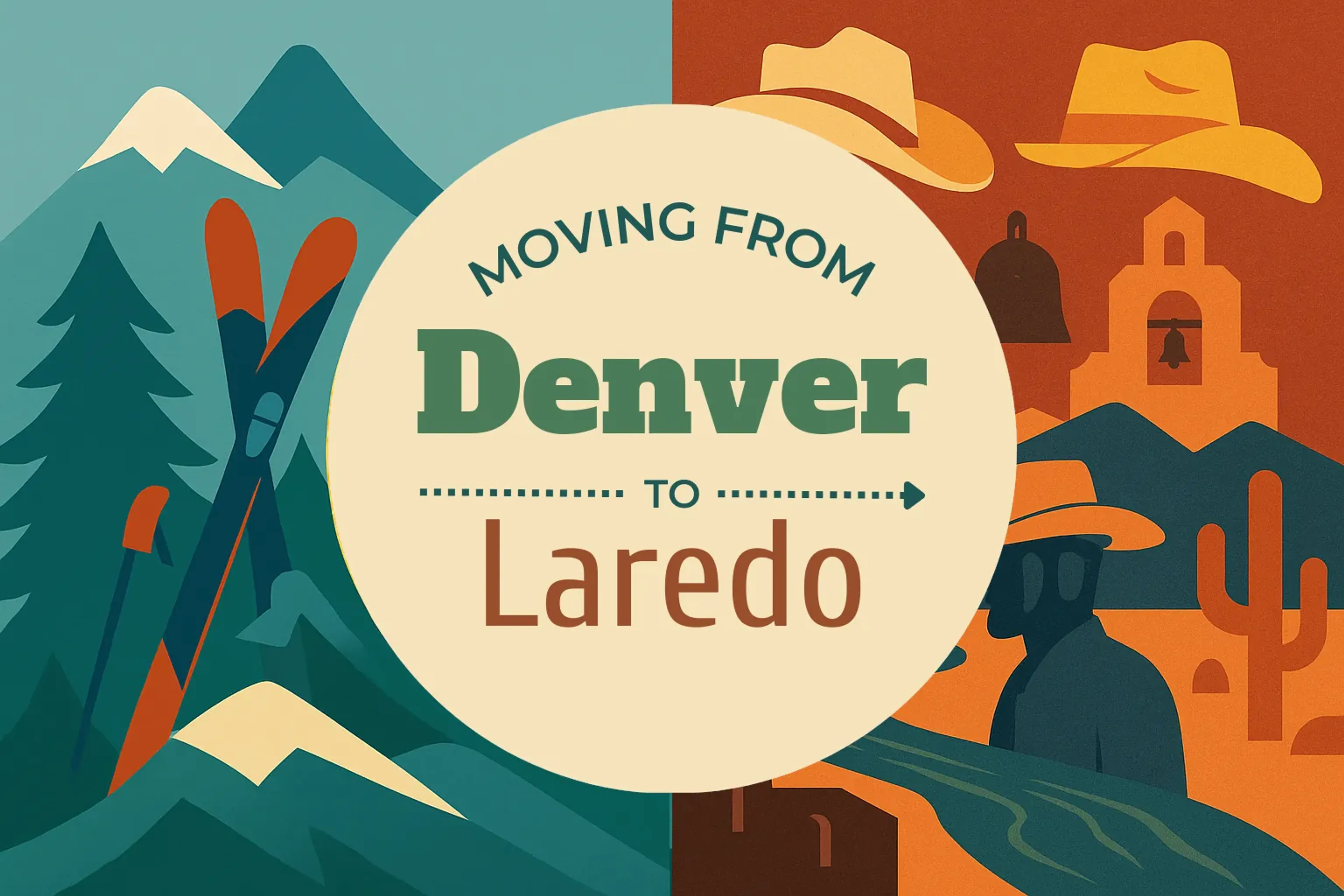 Side-by-side comparison of Denver to Laredo moving companies