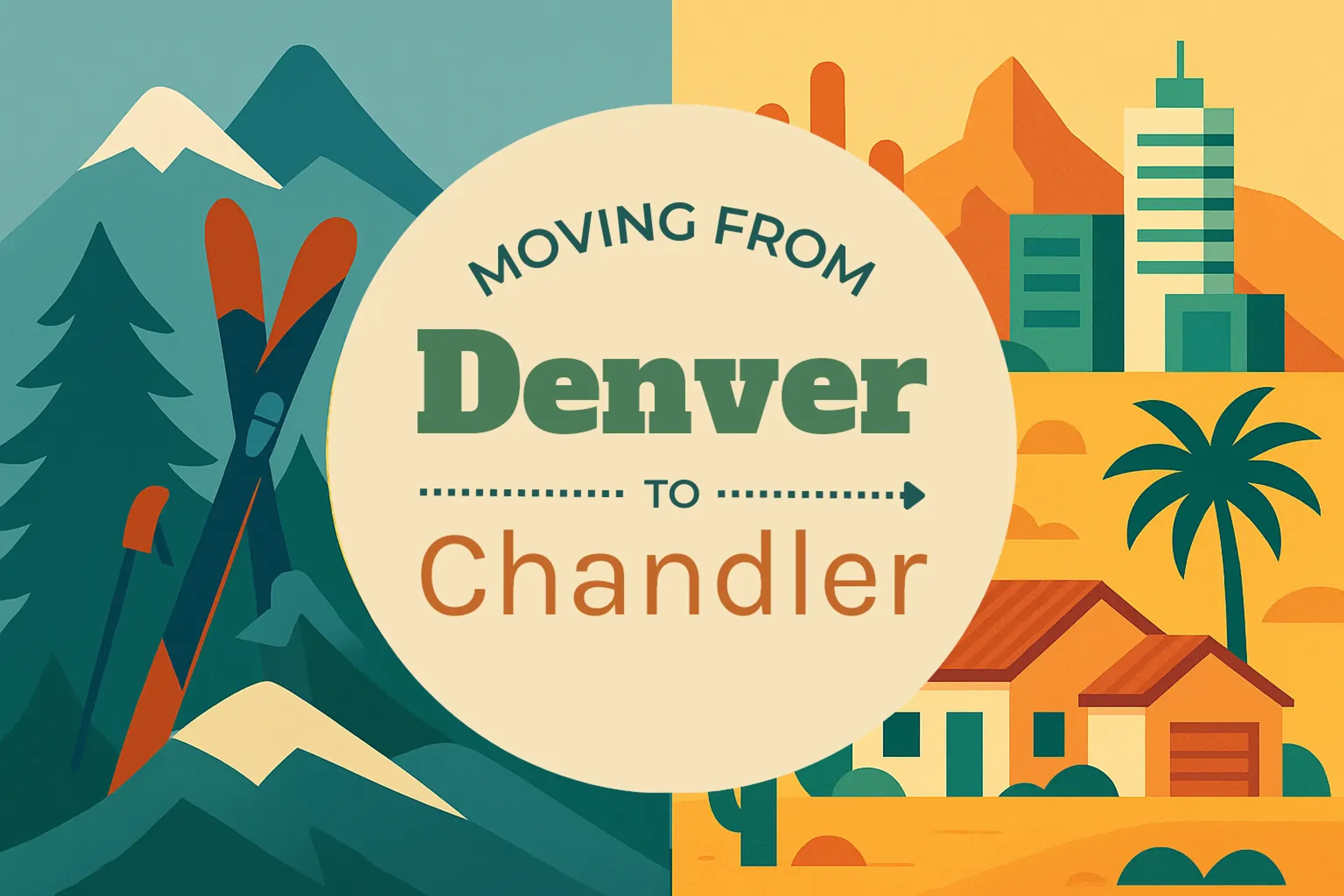 Side-by-side comparison of Denver to Chandler moving companies