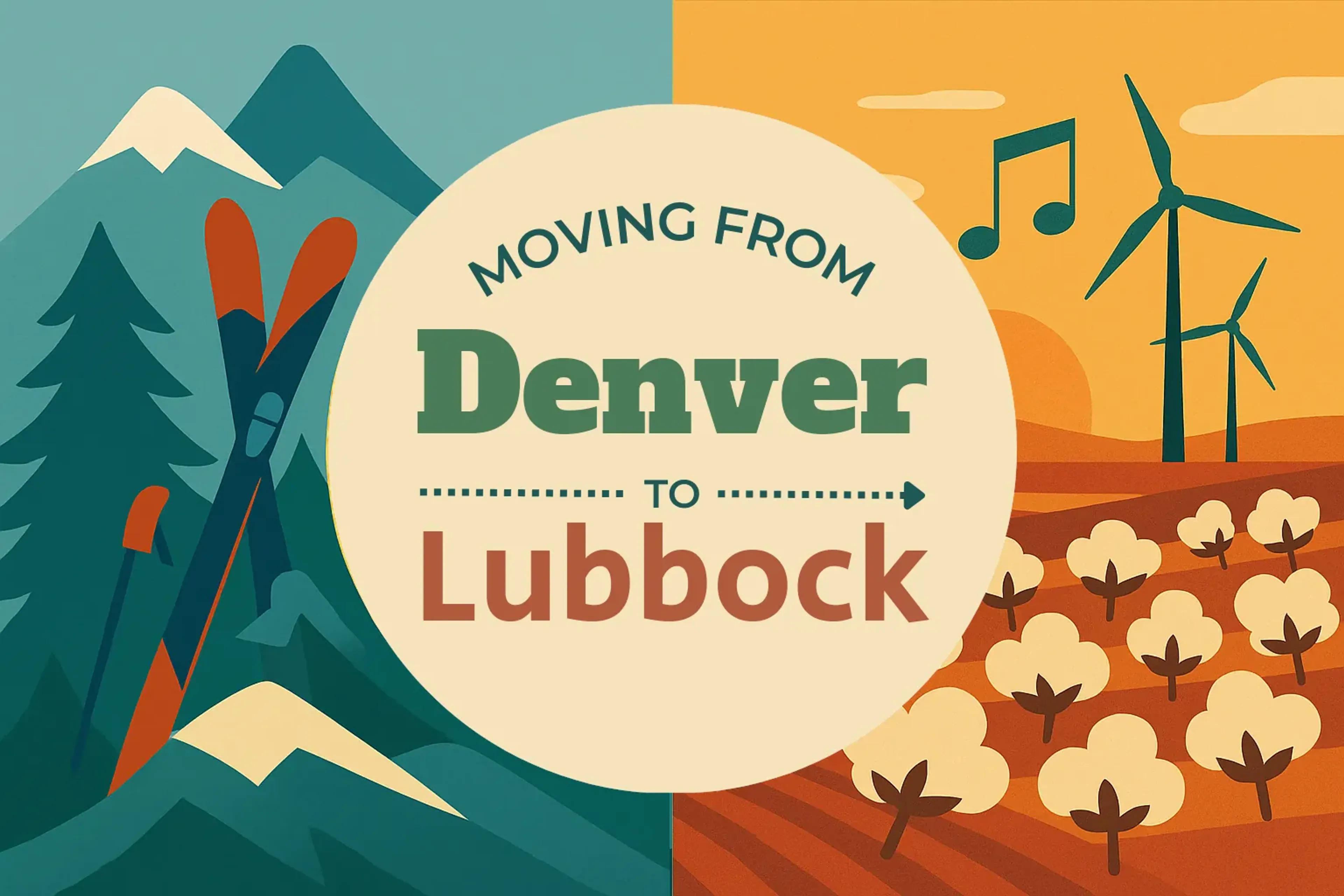Side-by-side comparison of Denver to Lubbock moving companies
