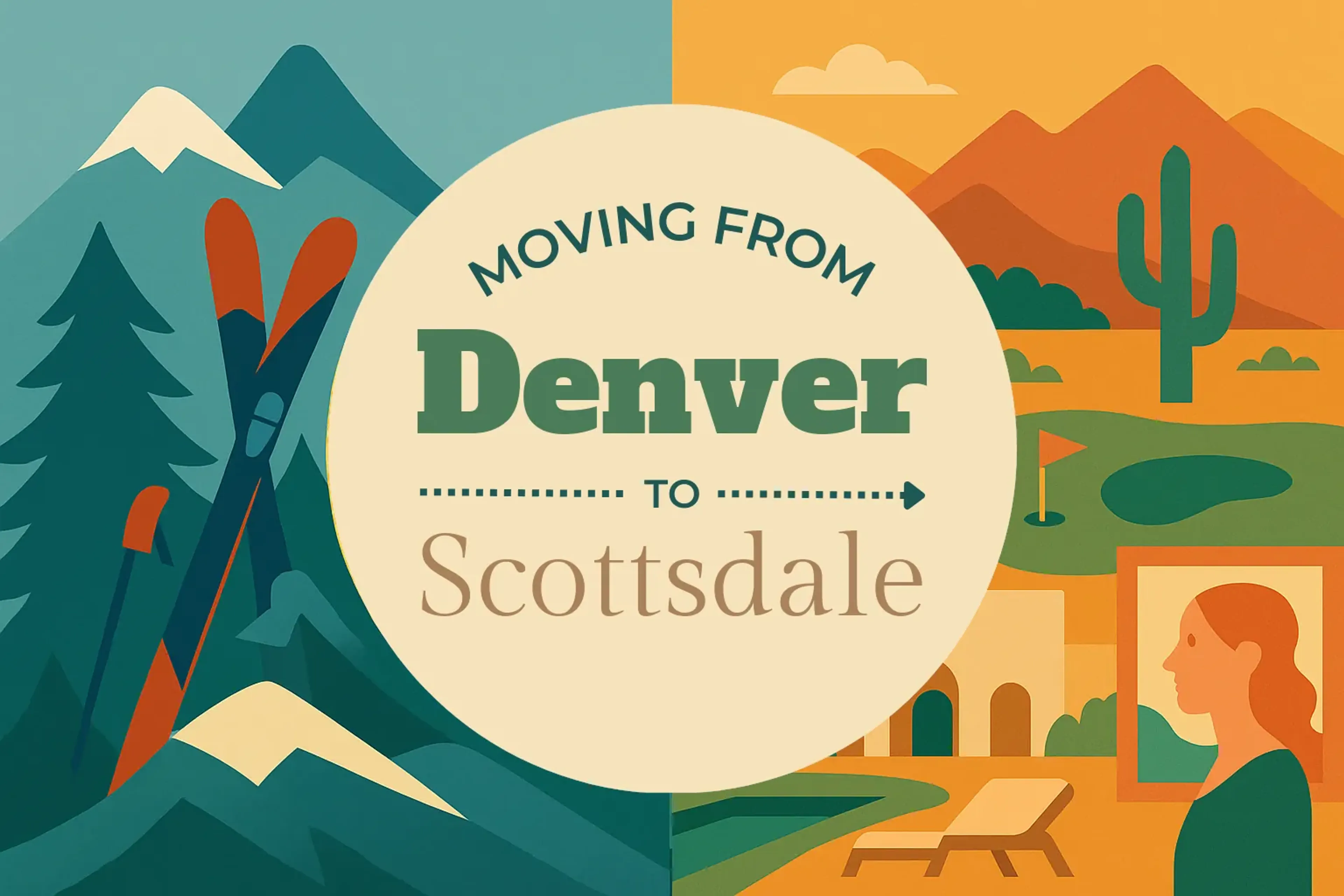 Side-by-side comparison of Denver to Scottsdale moving companies