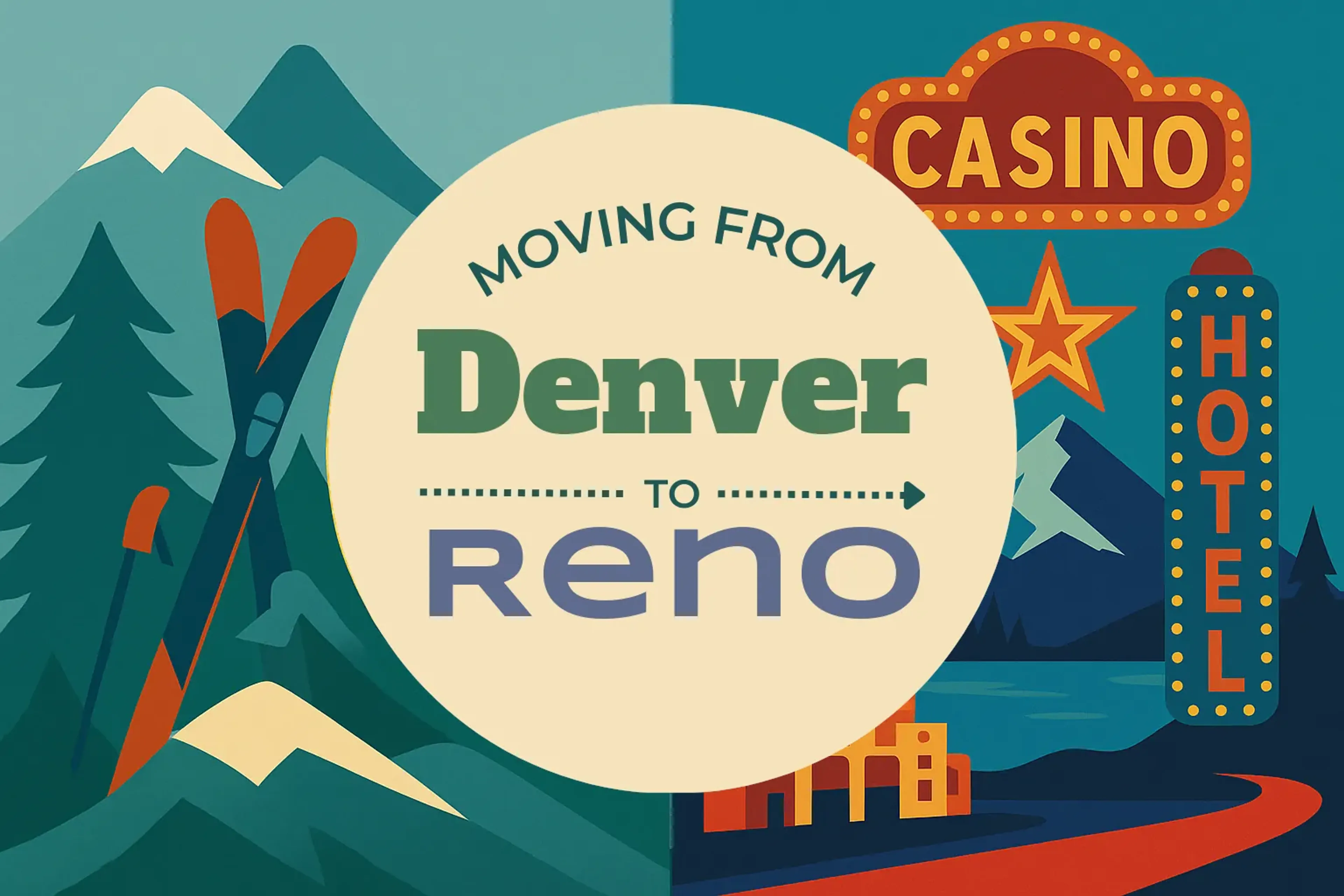 Side-by-side comparison of Denver to Reno moving companies