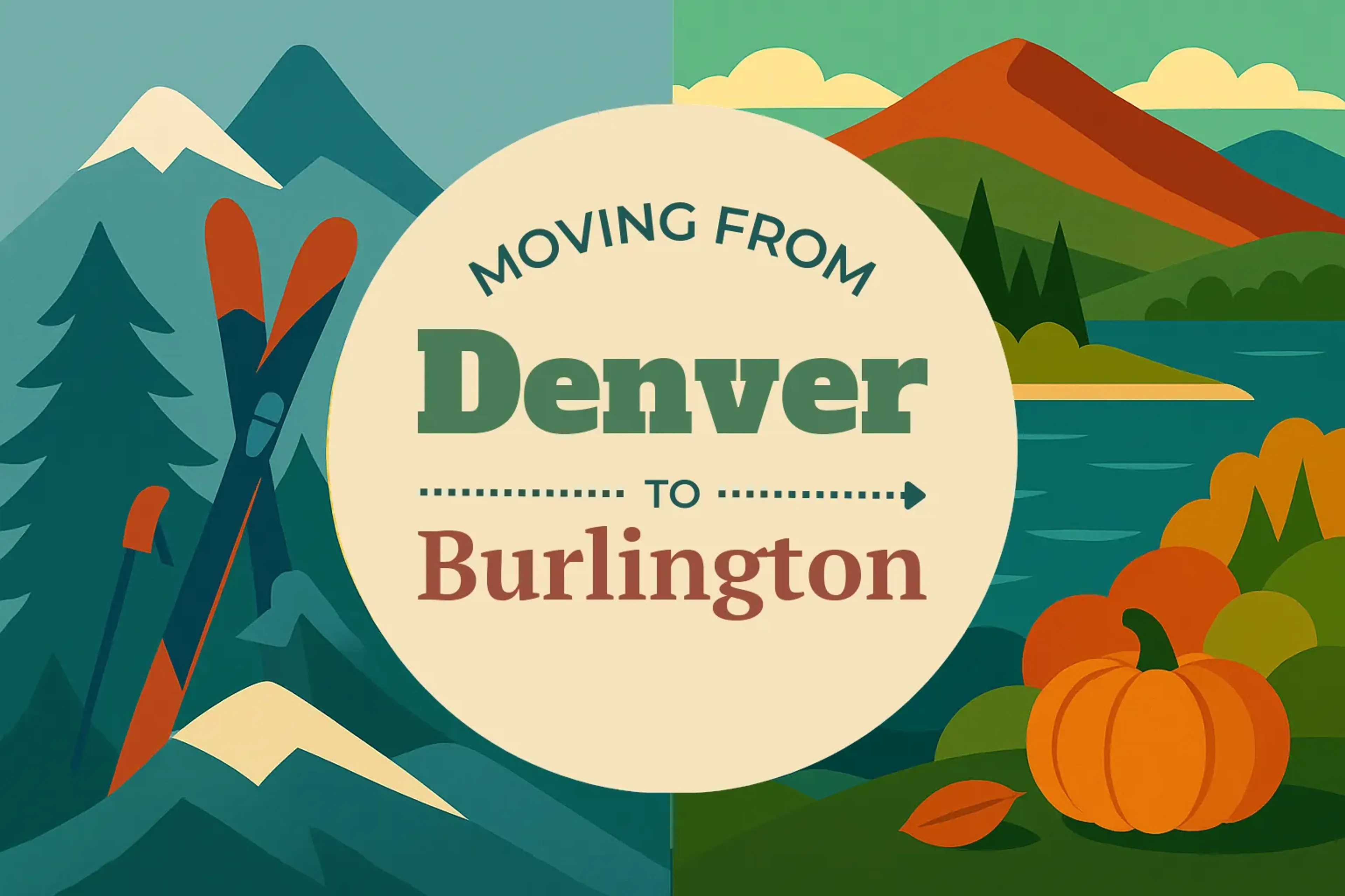 Side-by-side comparison of Denver to Burlington moving companies