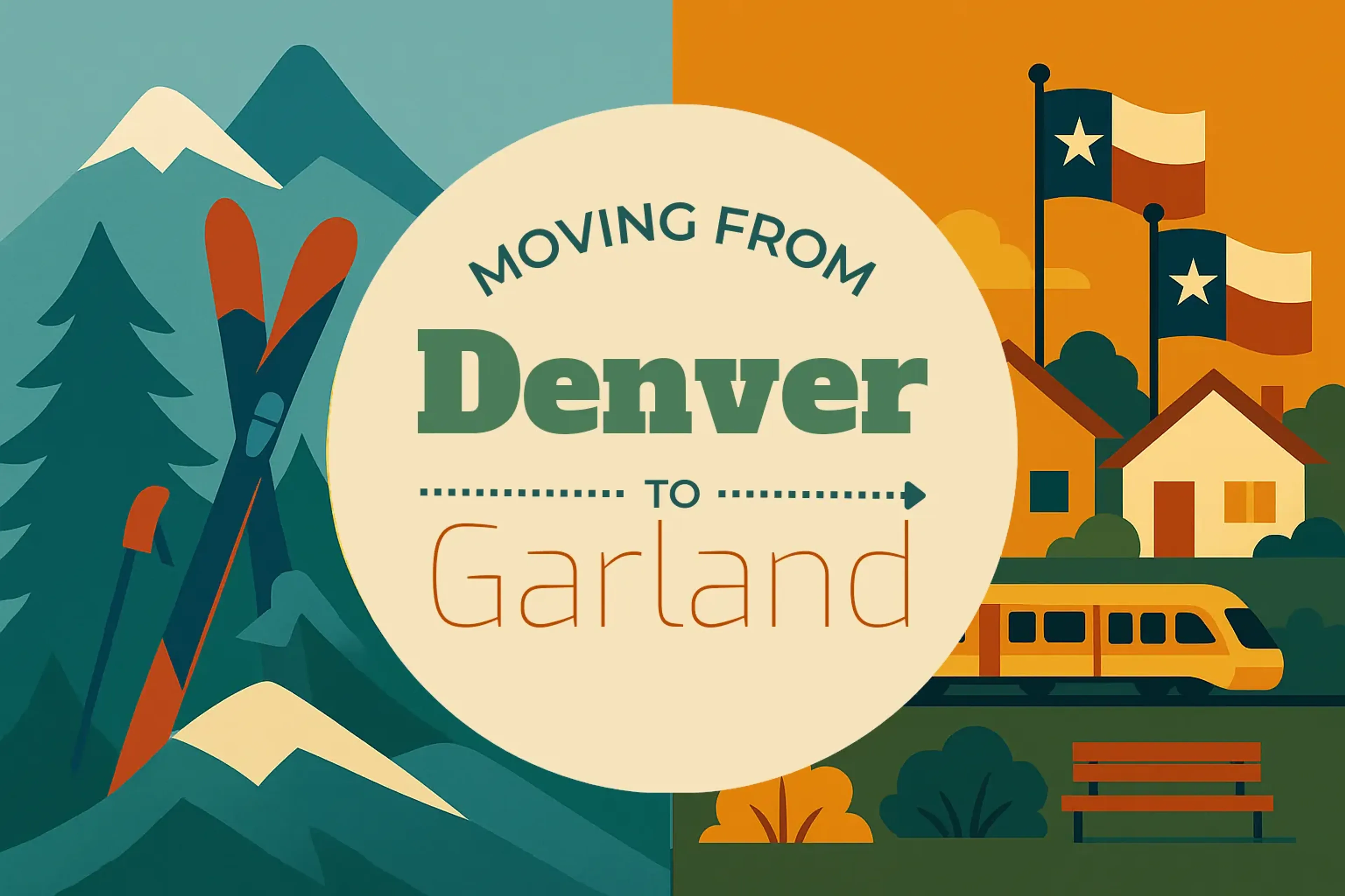 Side-by-side comparison of Denver to Garland moving companies