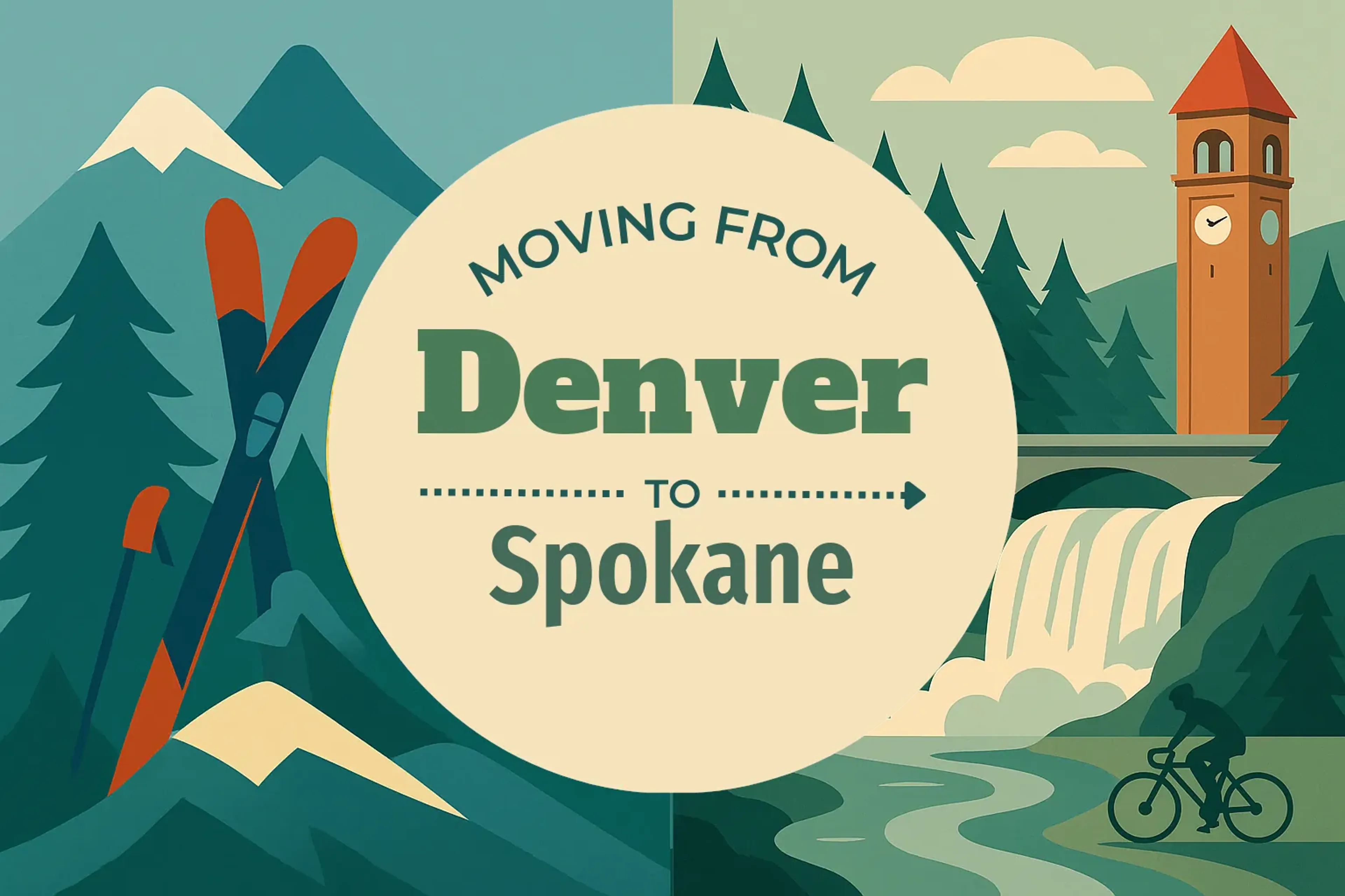 Side-by-side comparison of Denver to Spokane moving companies