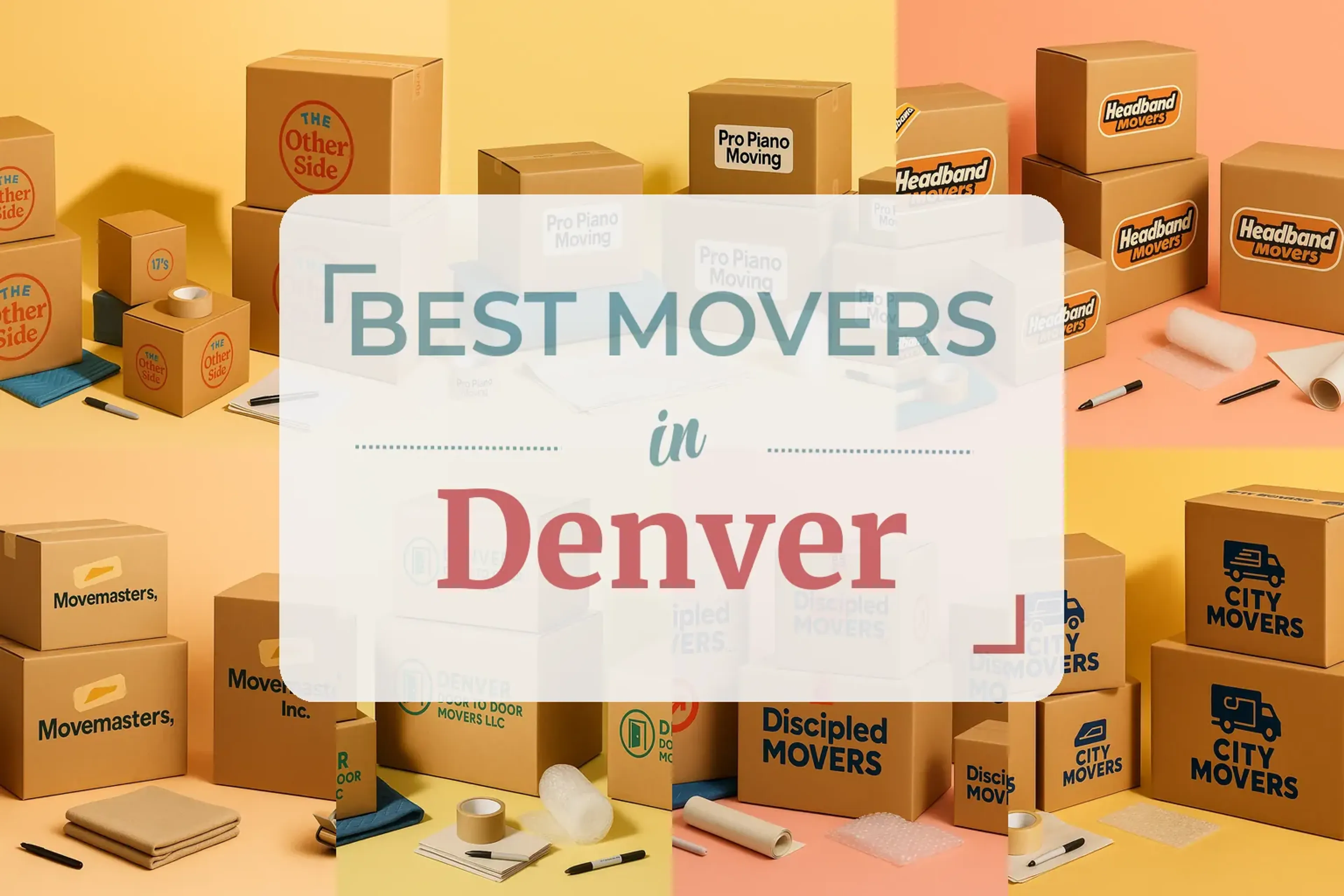 Side-by-side comparison of Denver moving companies