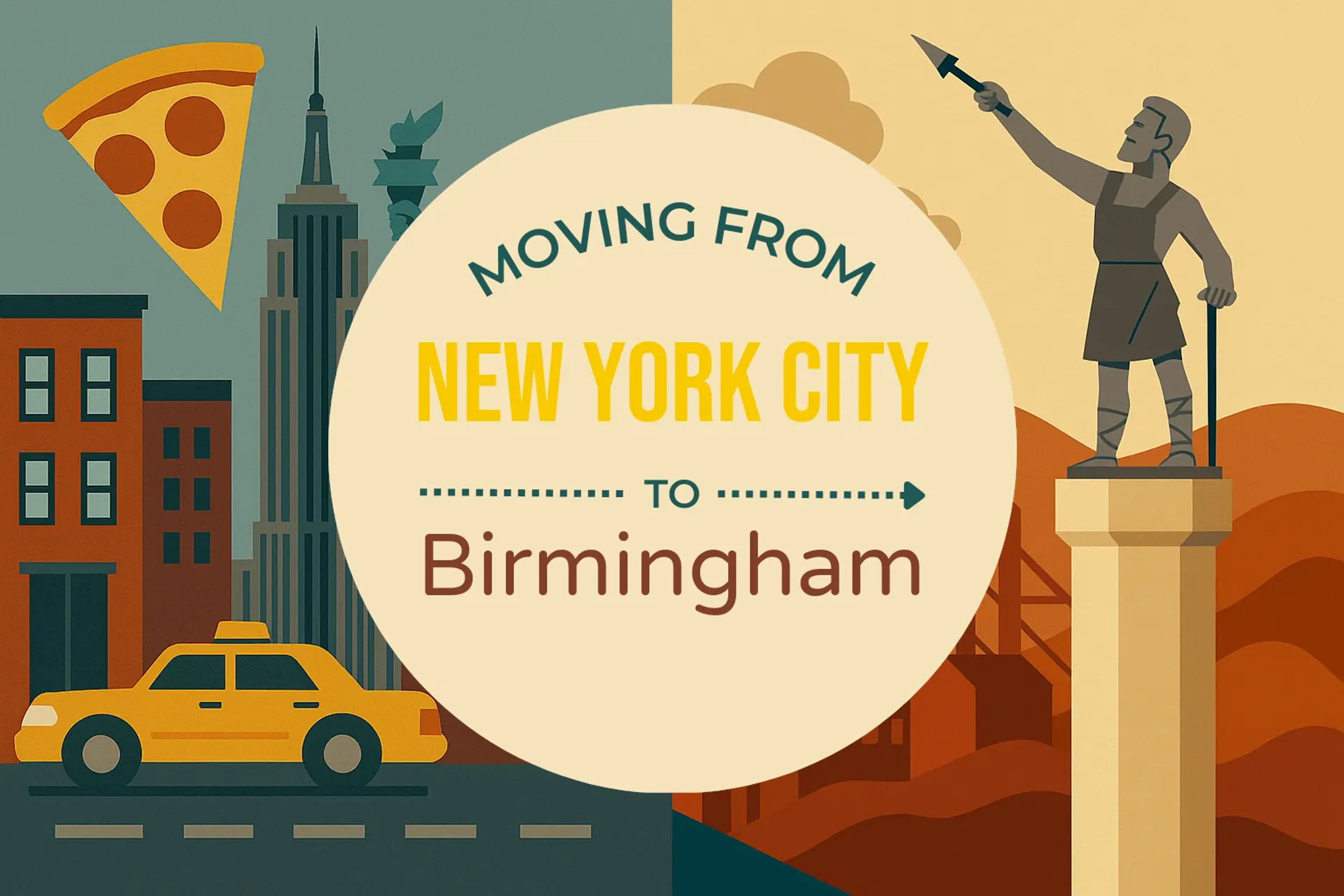 Side-by-side comparison of New York City to Birmingham moving companies
