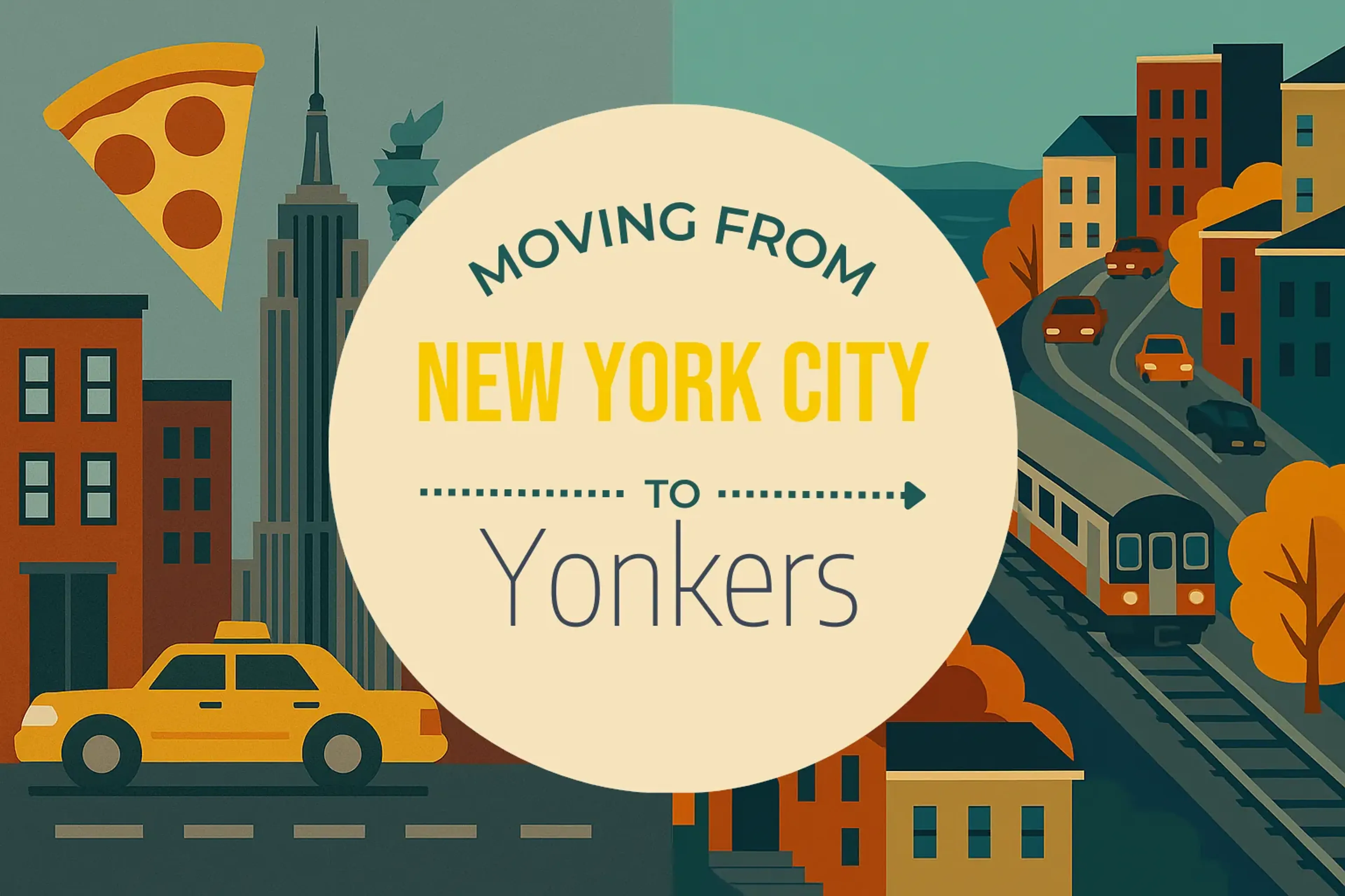 Side-by-side comparison of New York City to Yonkers moving companies