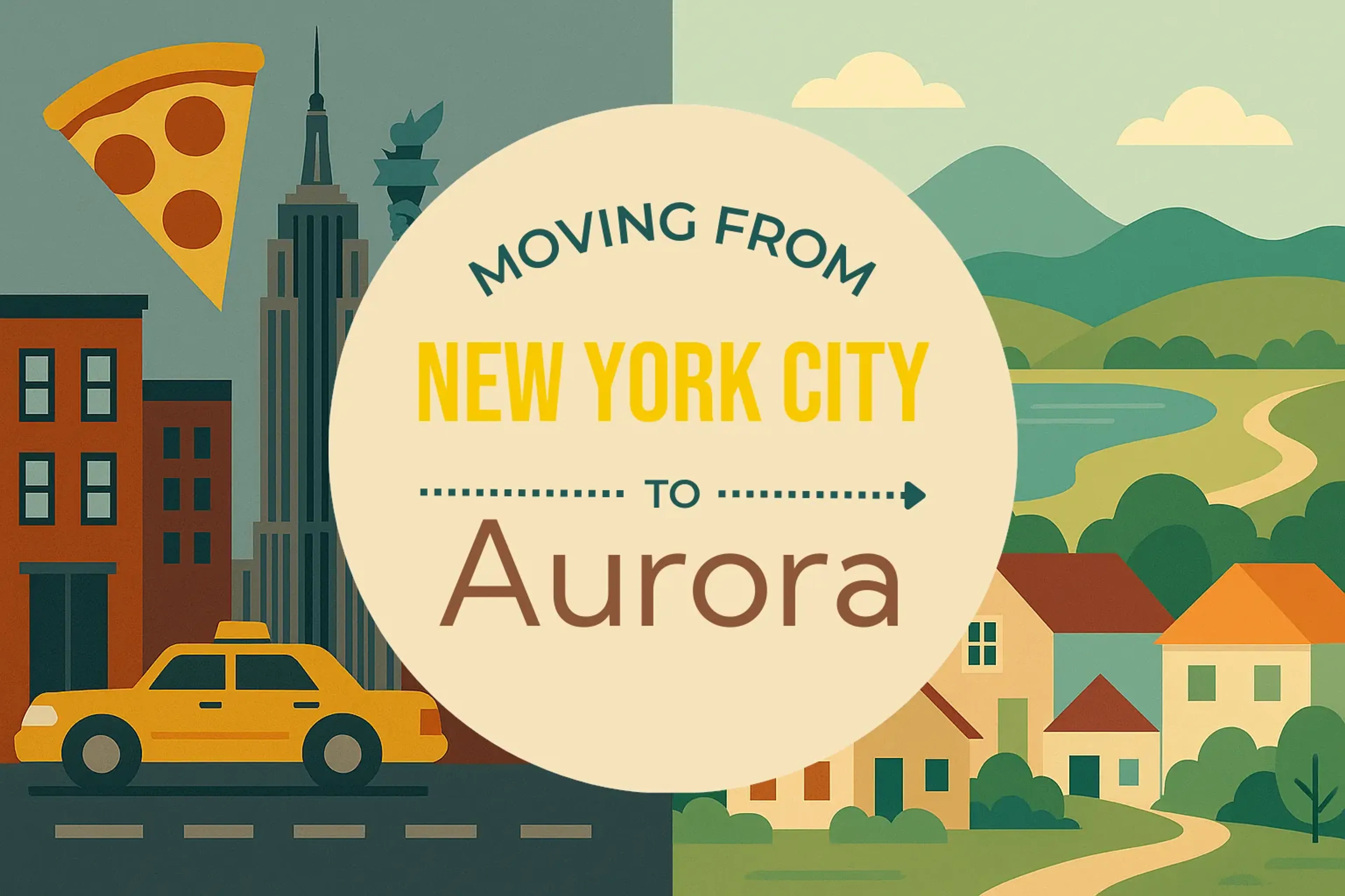 Side-by-side comparison of New York City to Aurora moving companies