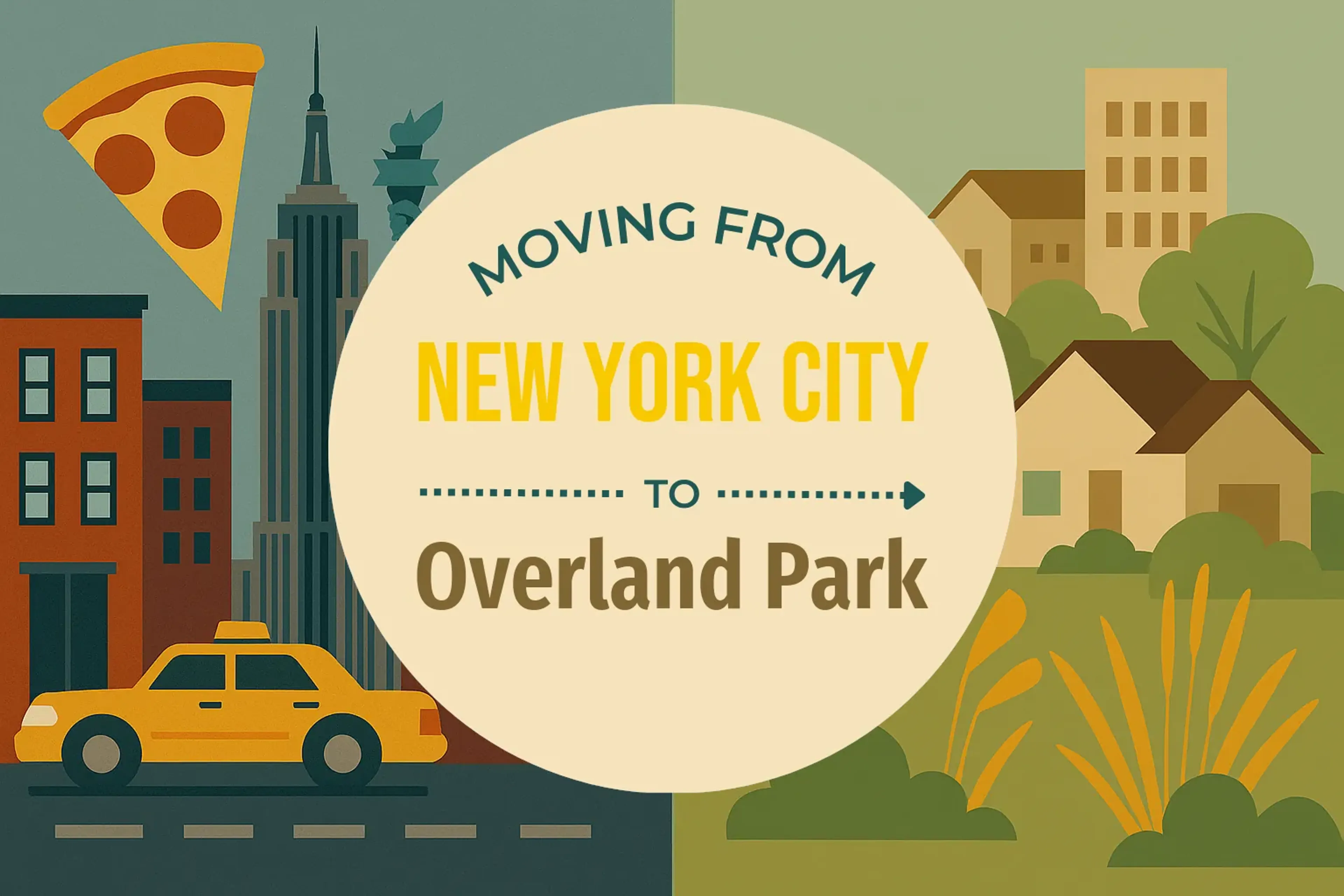 Side-by-side comparison of New York City to Overland Park moving companies