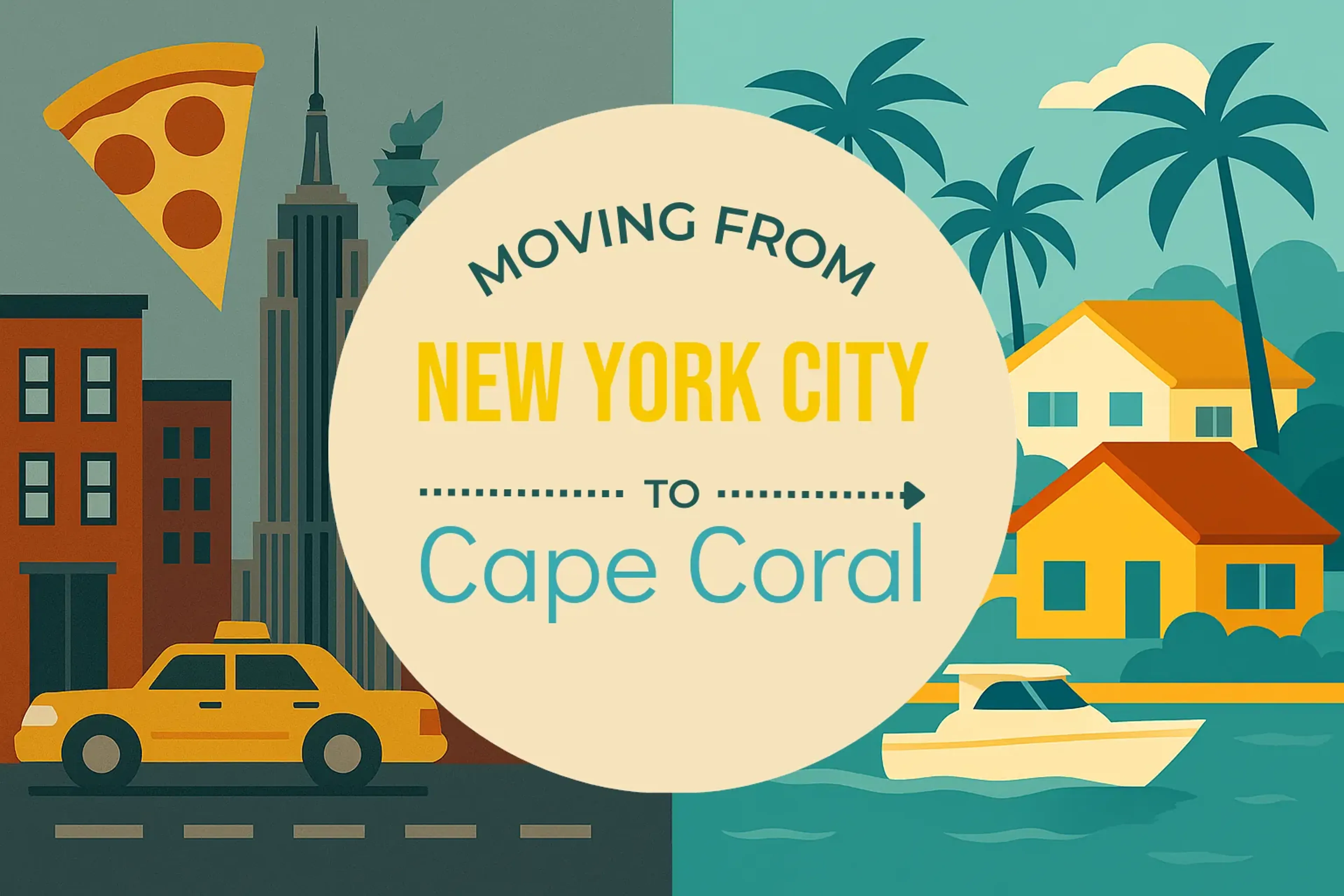 Side-by-side comparison of New York City to Cape Coral moving companies