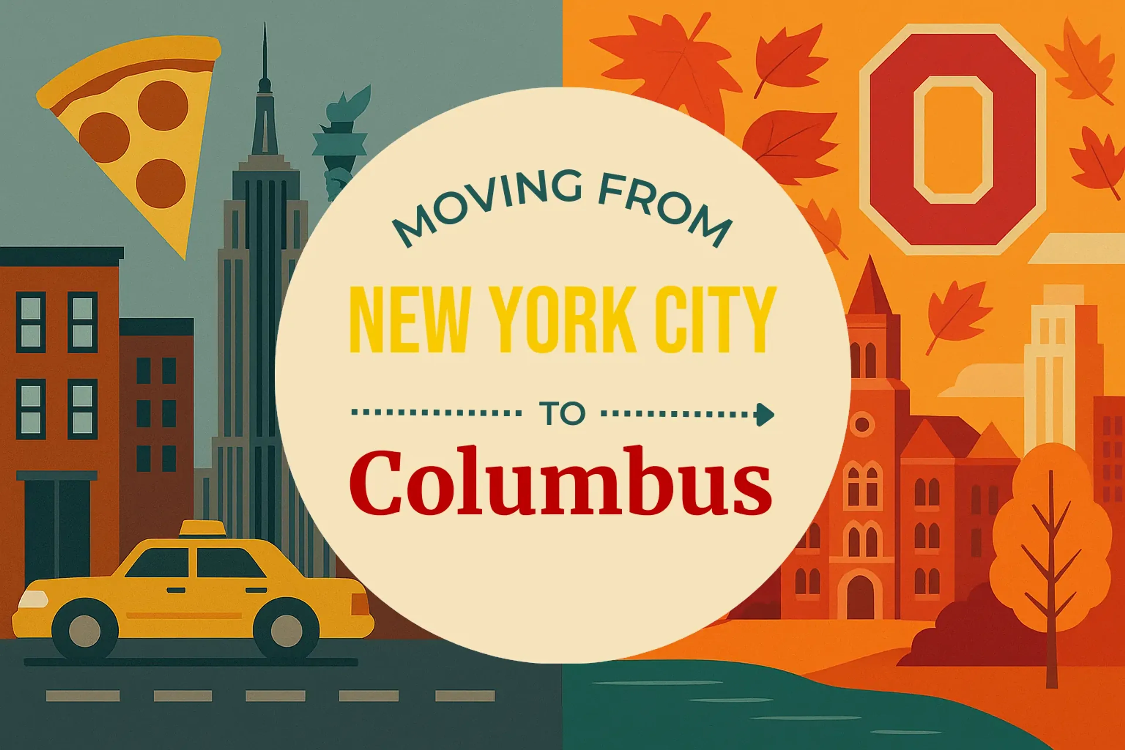 Side-by-side comparison of New York City to Columbus moving companies