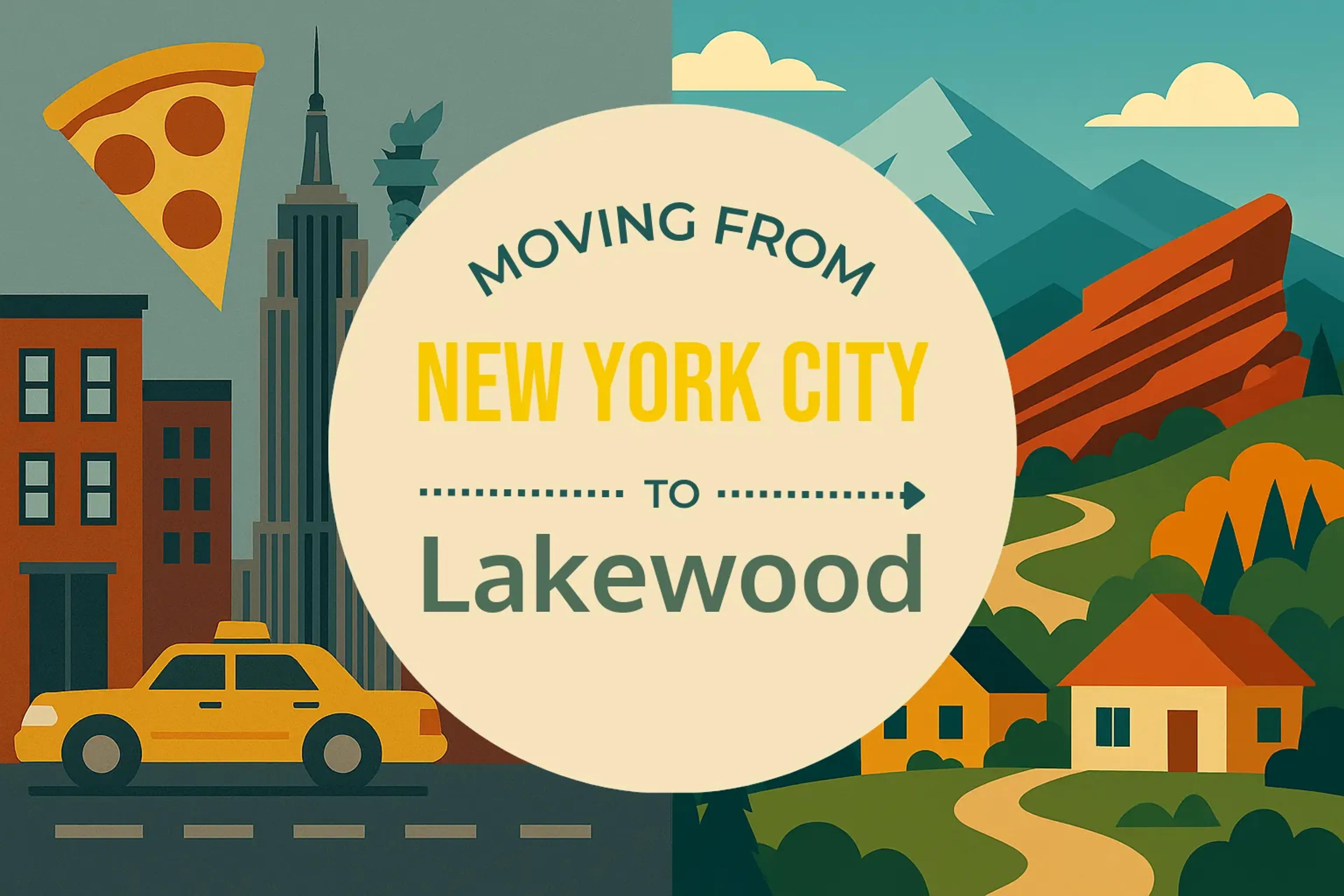 Side-by-side comparison of New York City to Lakewood moving companies