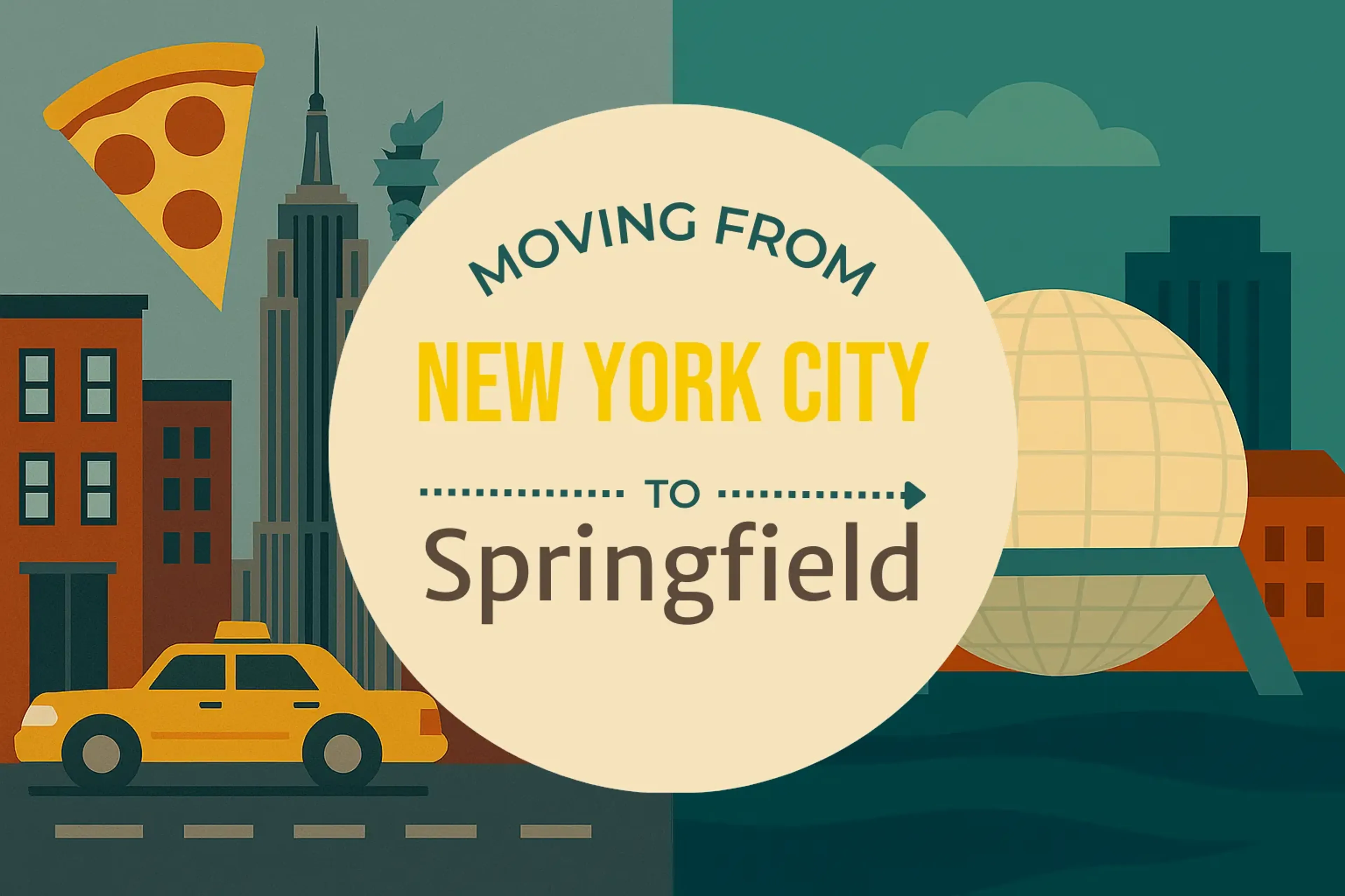 Side-by-side comparison of New York City to Springfield moving companies