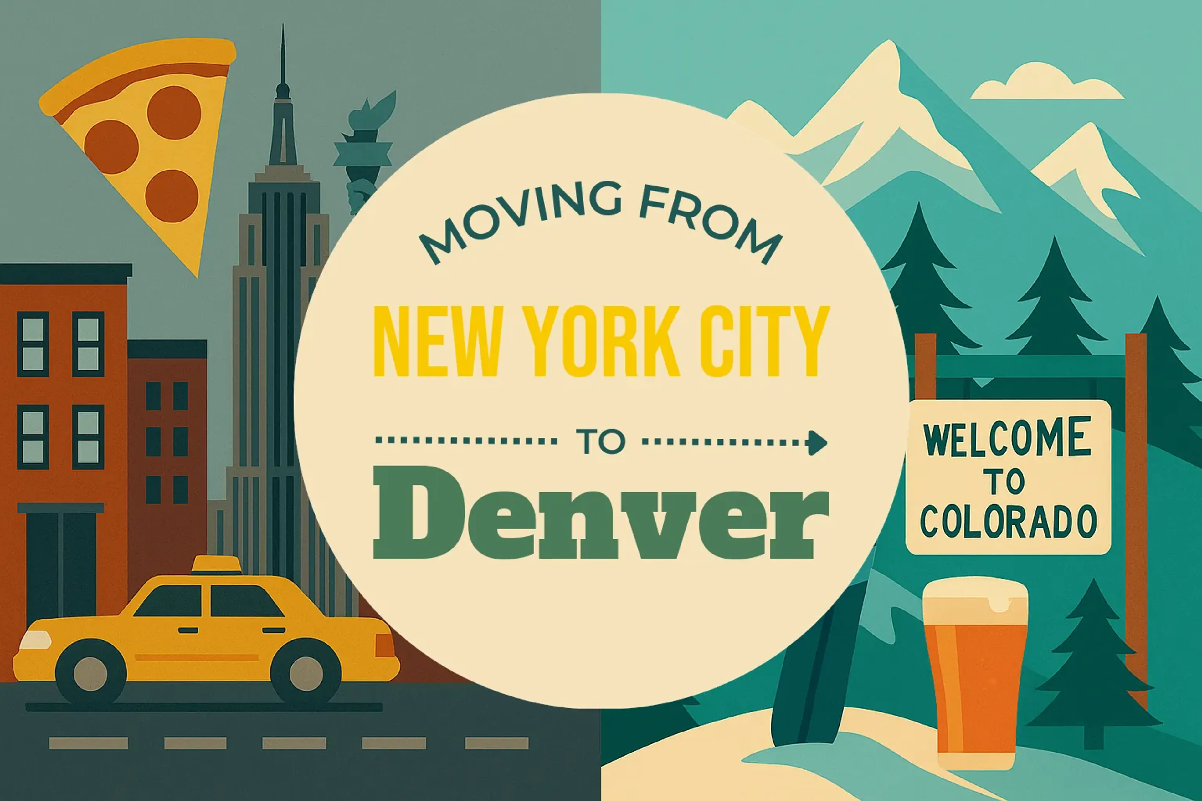 Side-by-side comparison of New York City to Denver moving companies