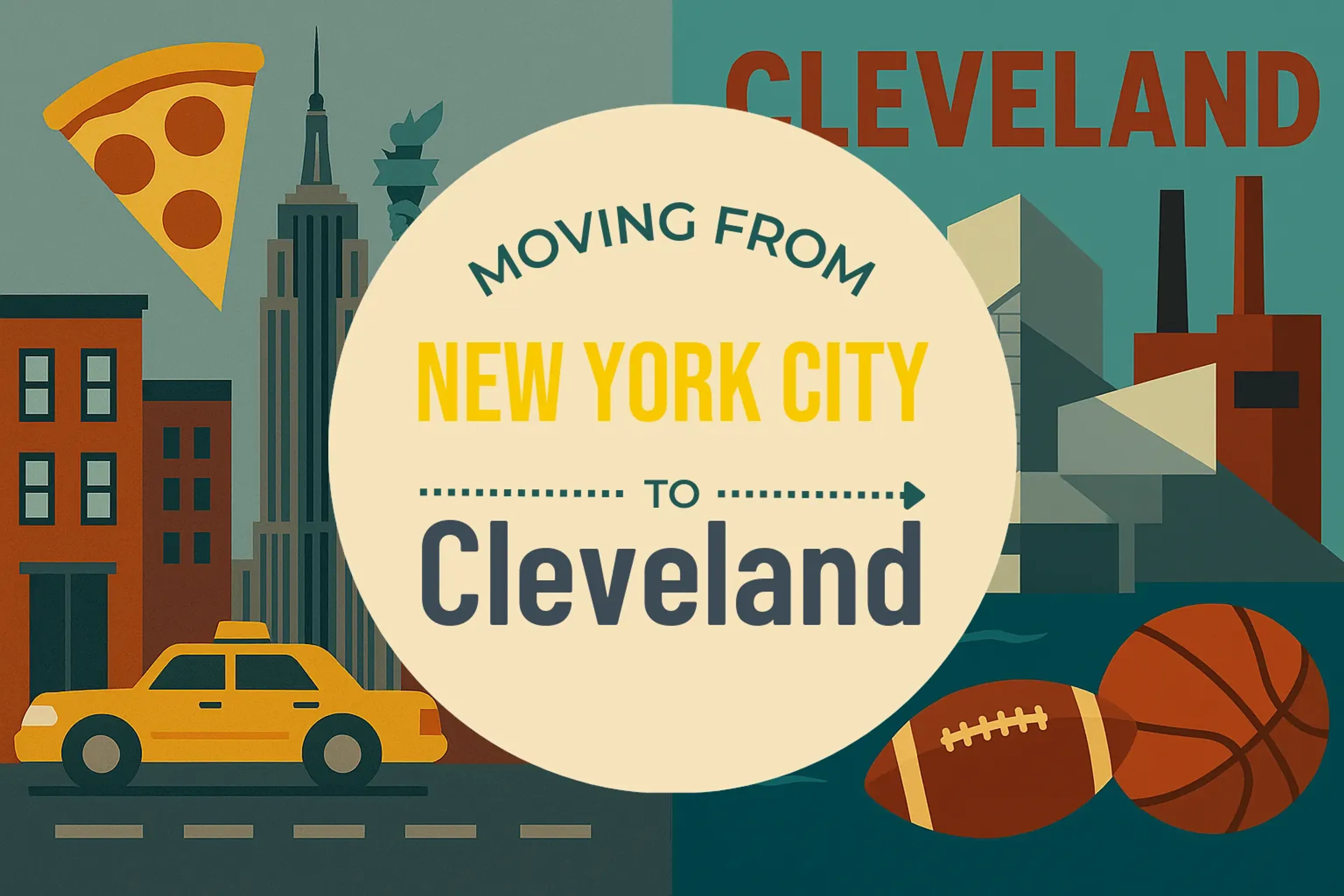 Side-by-side comparison of New York City to Cleveland moving companies
