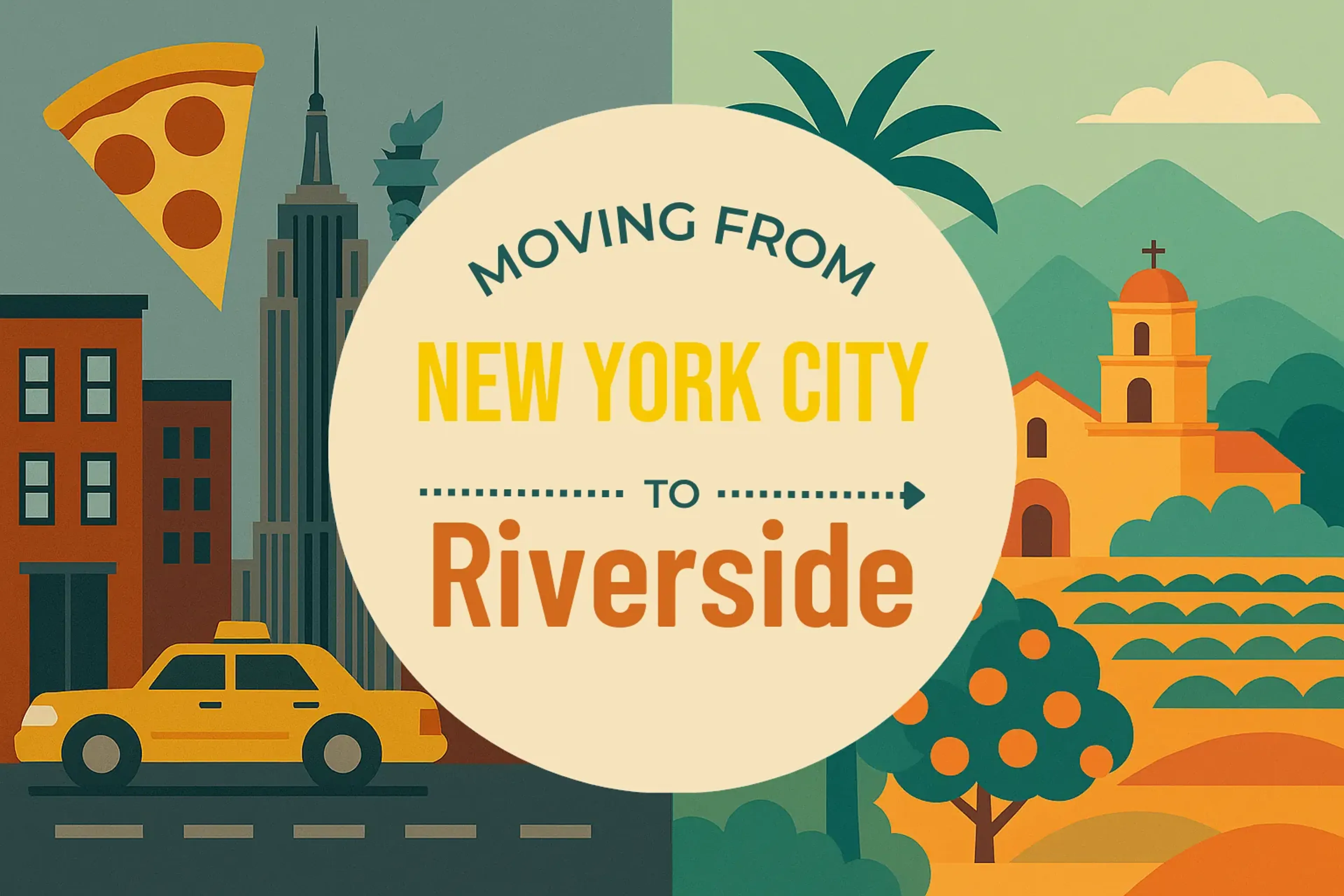Side-by-side comparison of New York City to Riverside moving companies