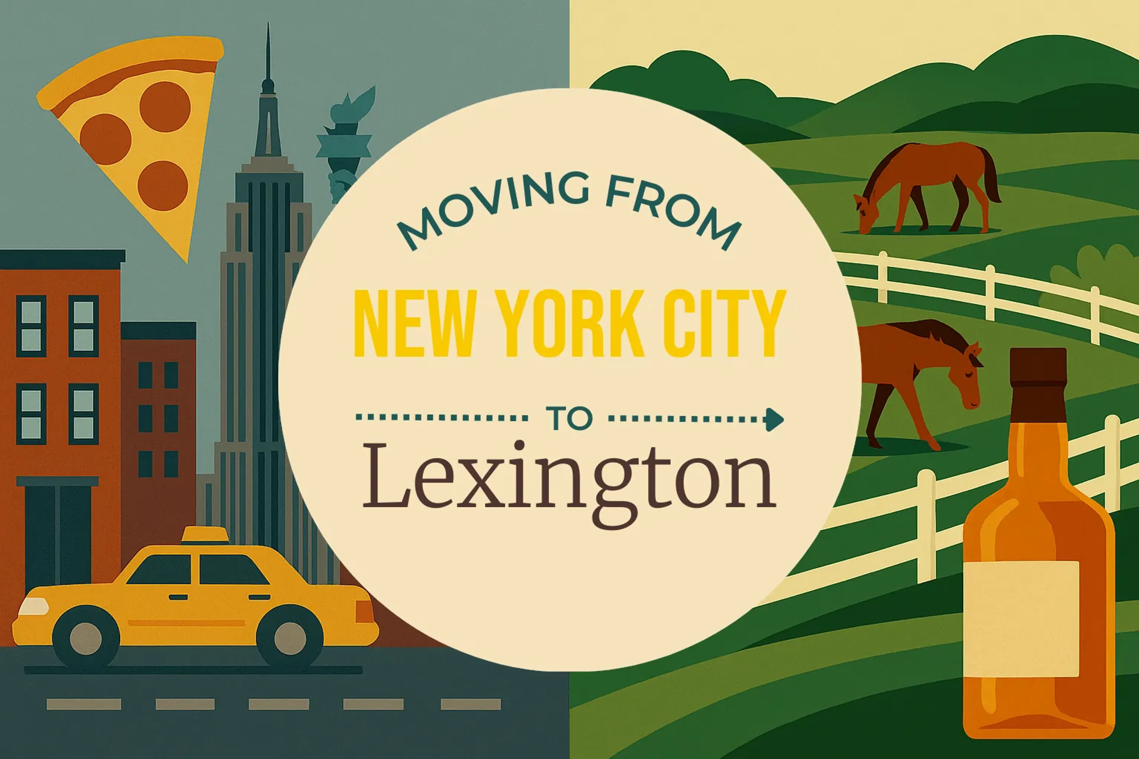 Side-by-side comparison of New York City to Lexington moving companies