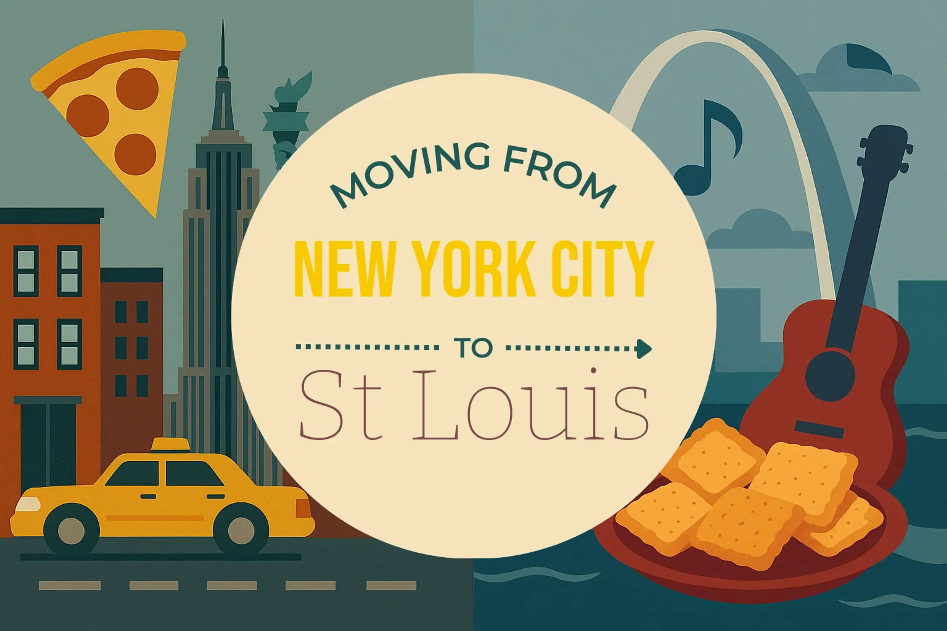 Side-by-side comparison of New York City to St. Louis moving companies