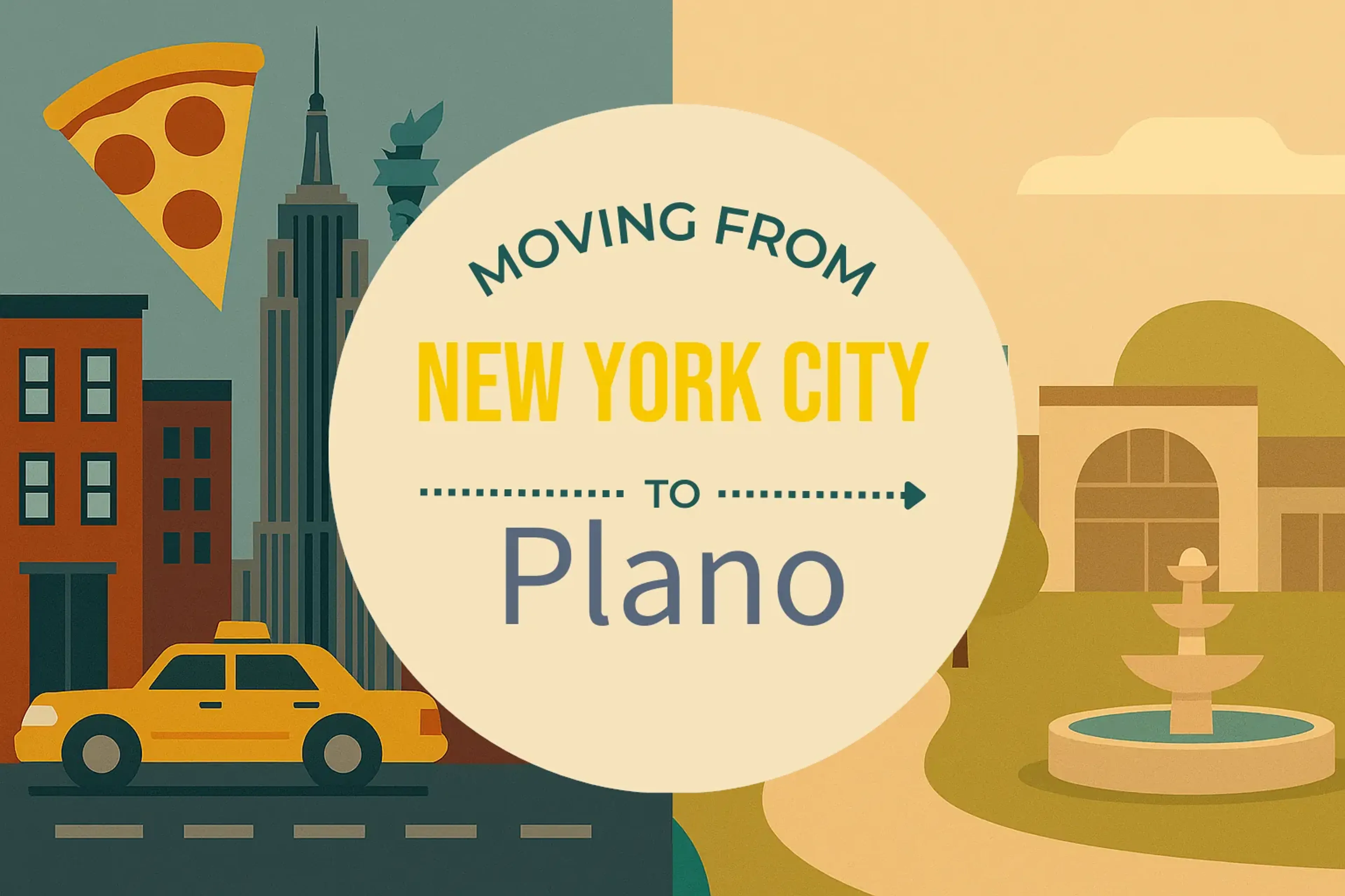 Side-by-side comparison of New York City to Plano moving companies