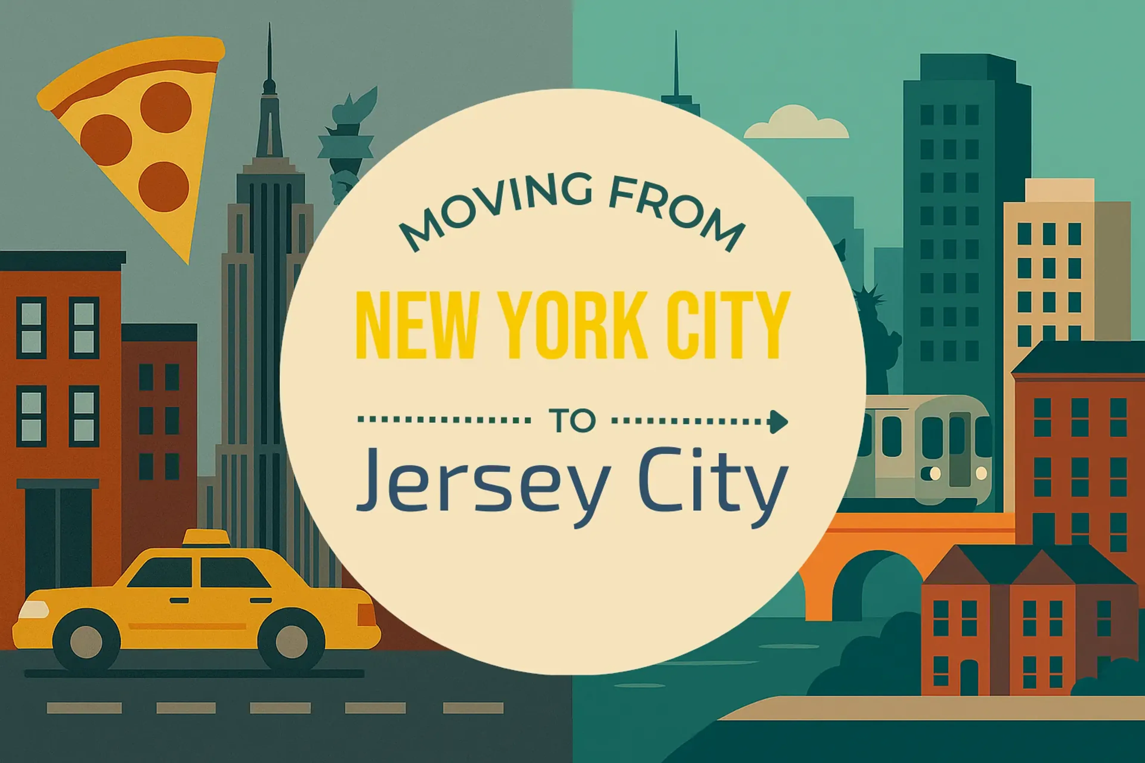 Side-by-side comparison of New York City to Jersey City moving companies