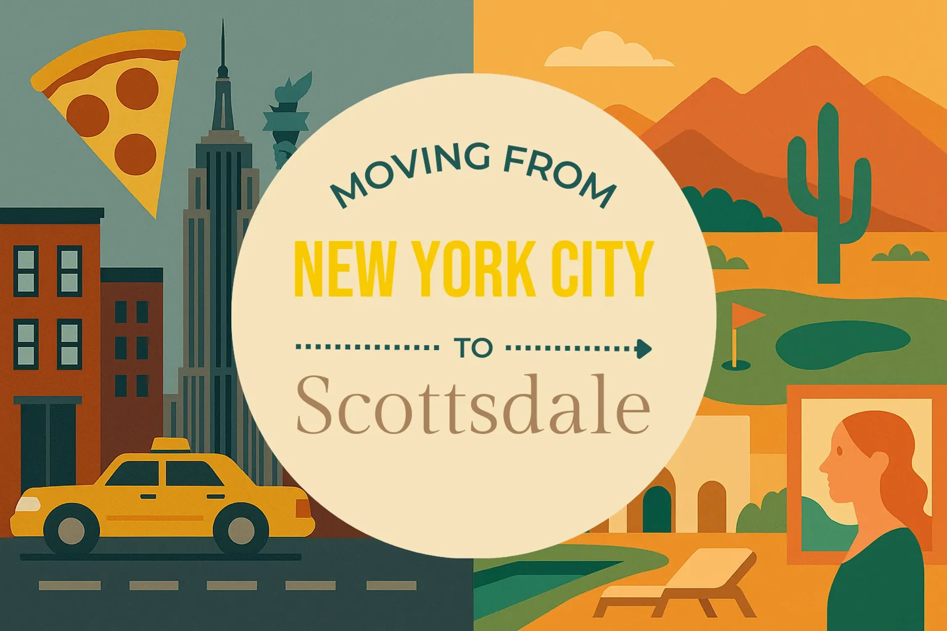 Side-by-side comparison of New York City to Scottsdale moving companies