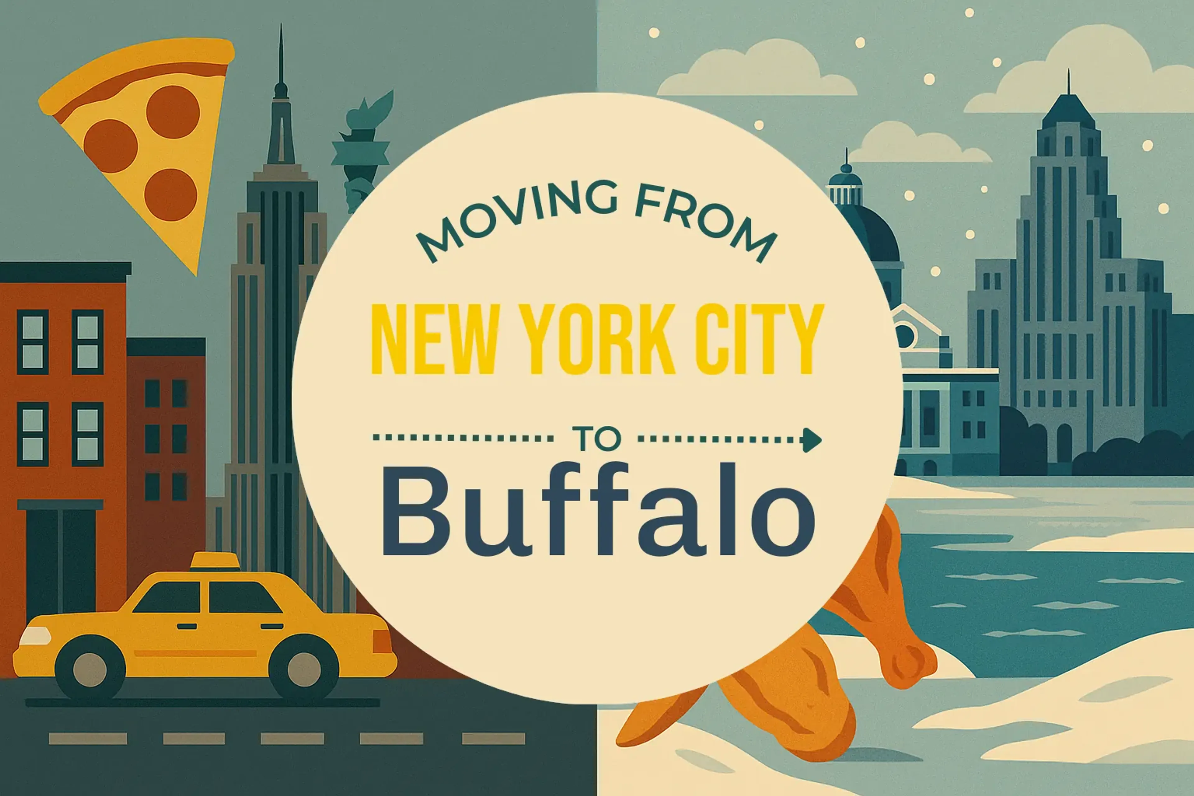 Side-by-side comparison of New York City to Buffalo moving companies