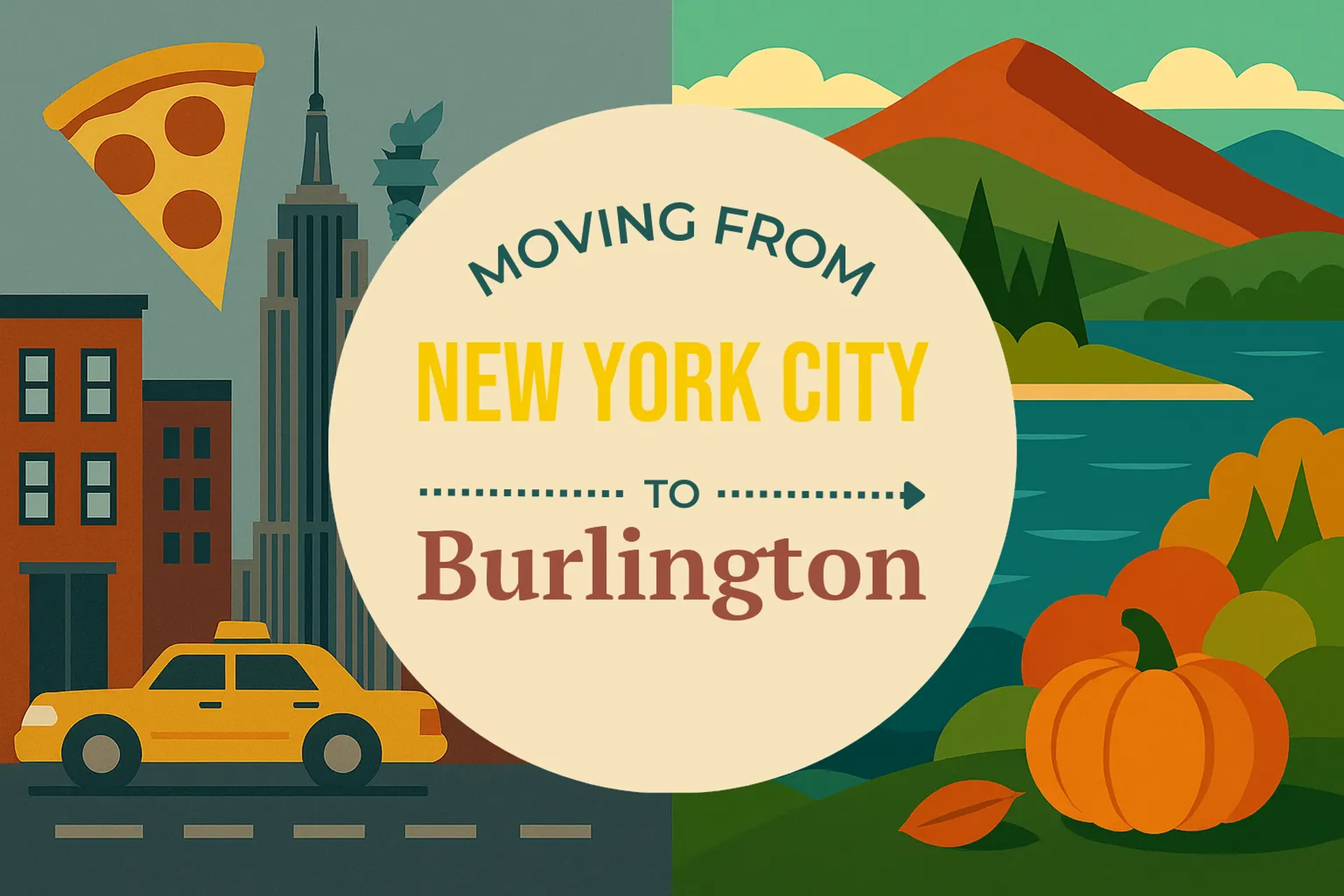 Side-by-side comparison of New York City to Burlington moving companies