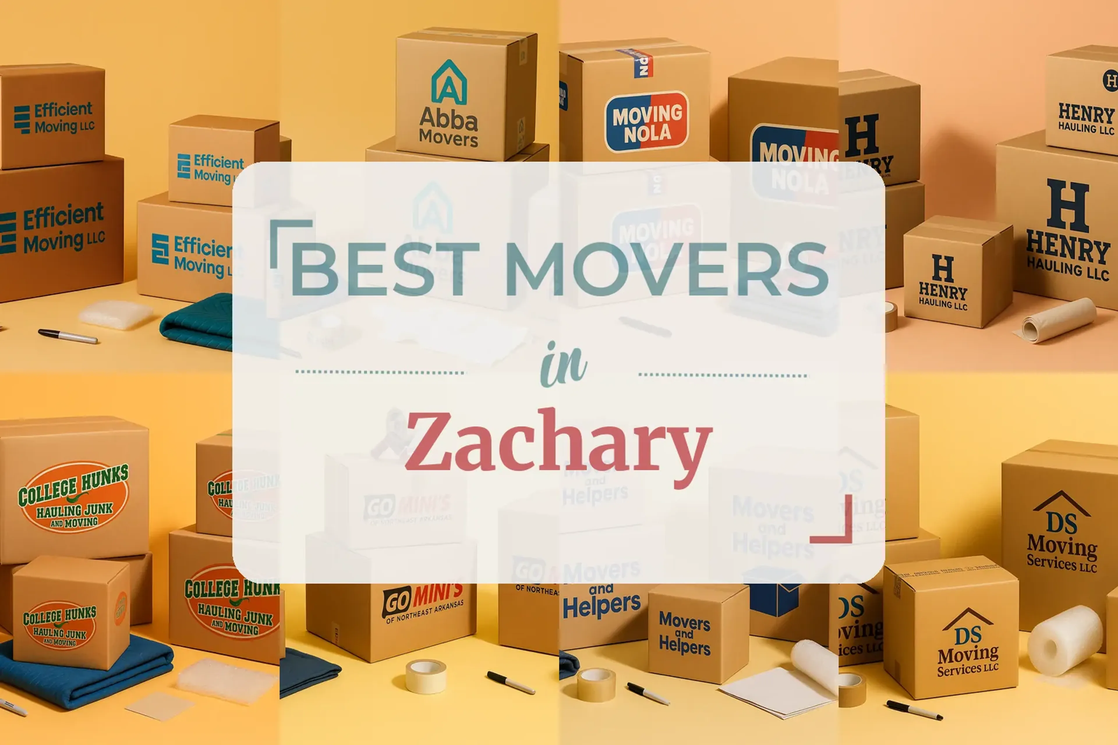 Side-by-side comparison of Zachary moving companies