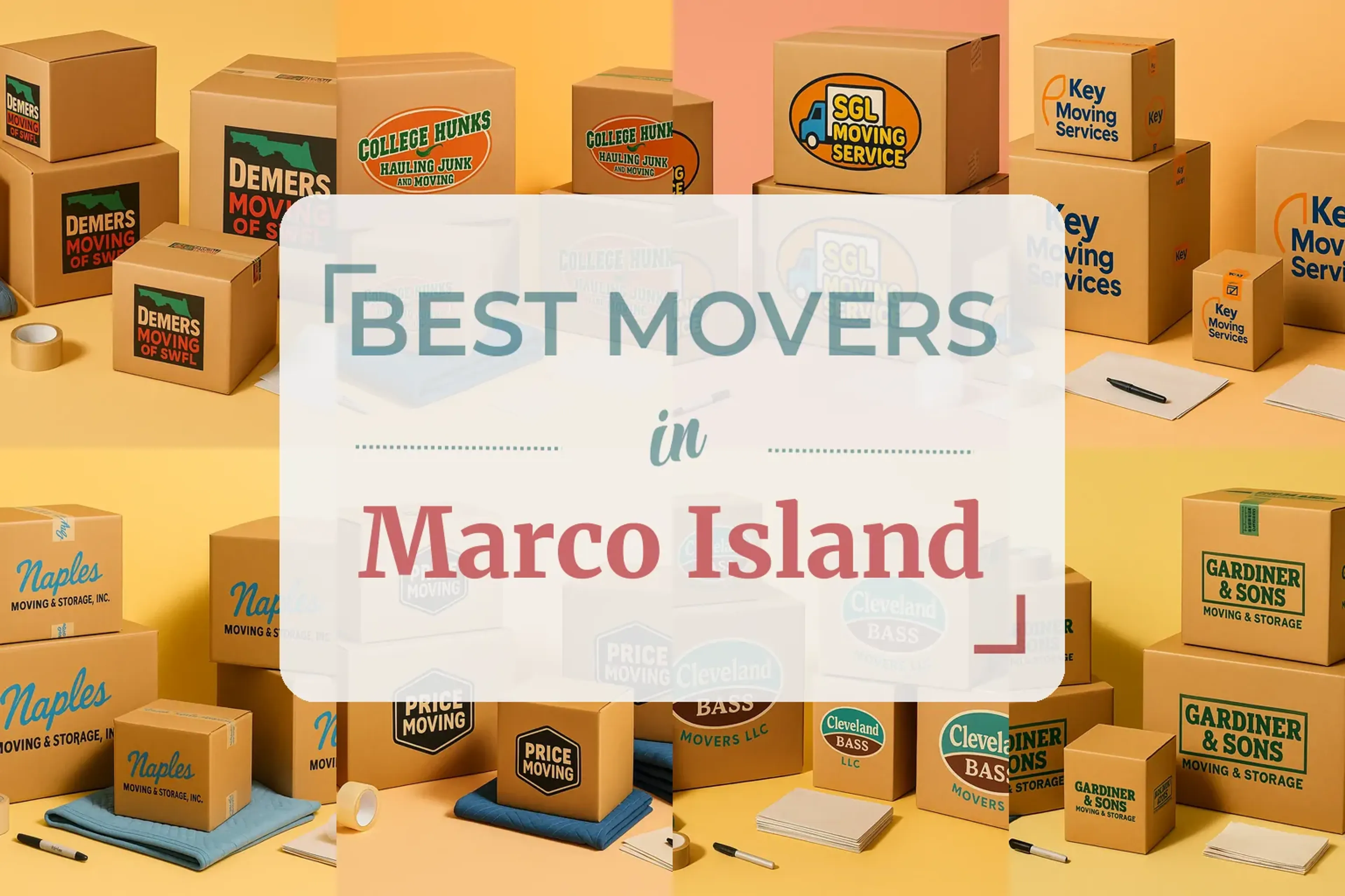 Side-by-side comparison of Marco Island moving companies