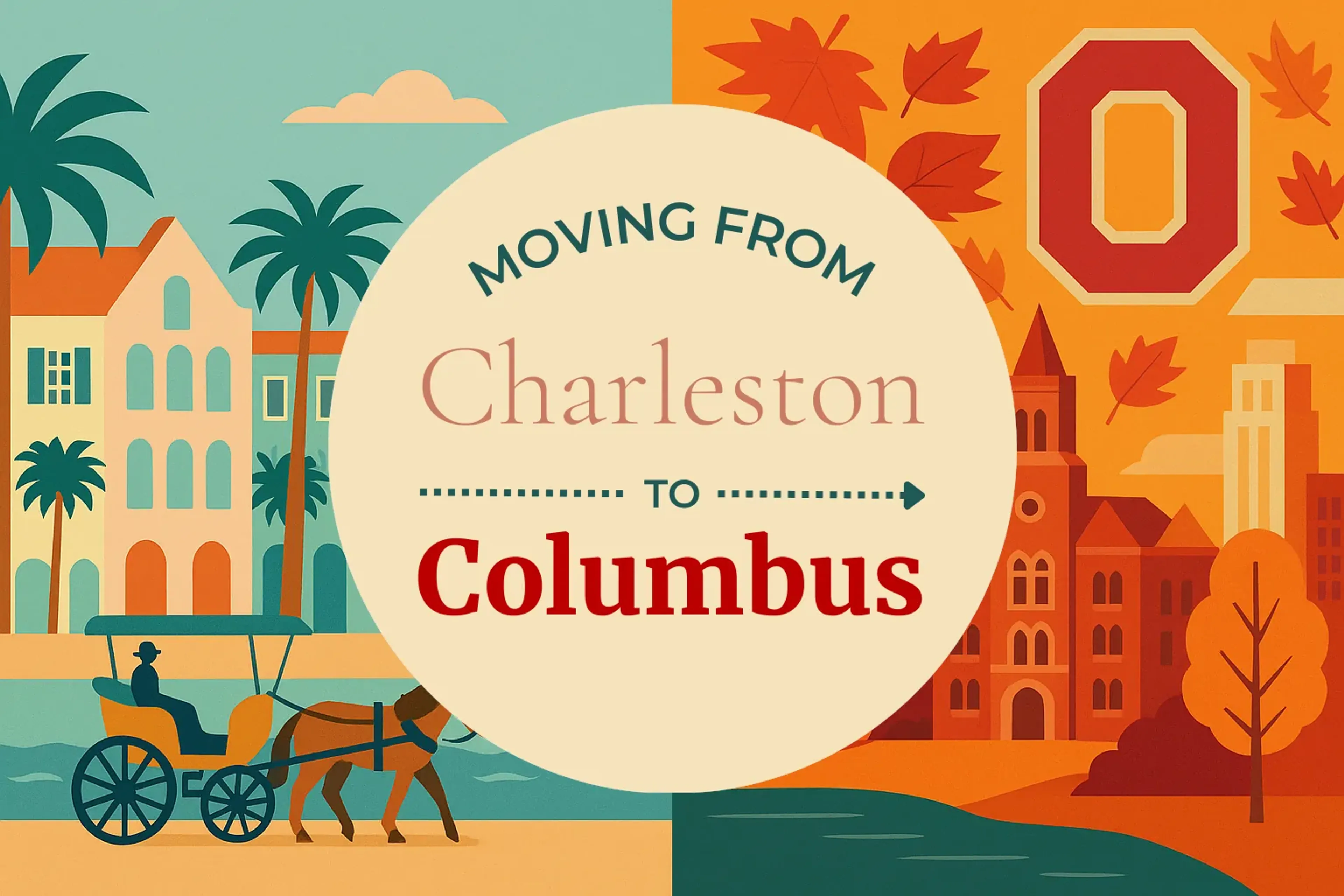 Side-by-side comparison of Charleston to Columbus moving companies